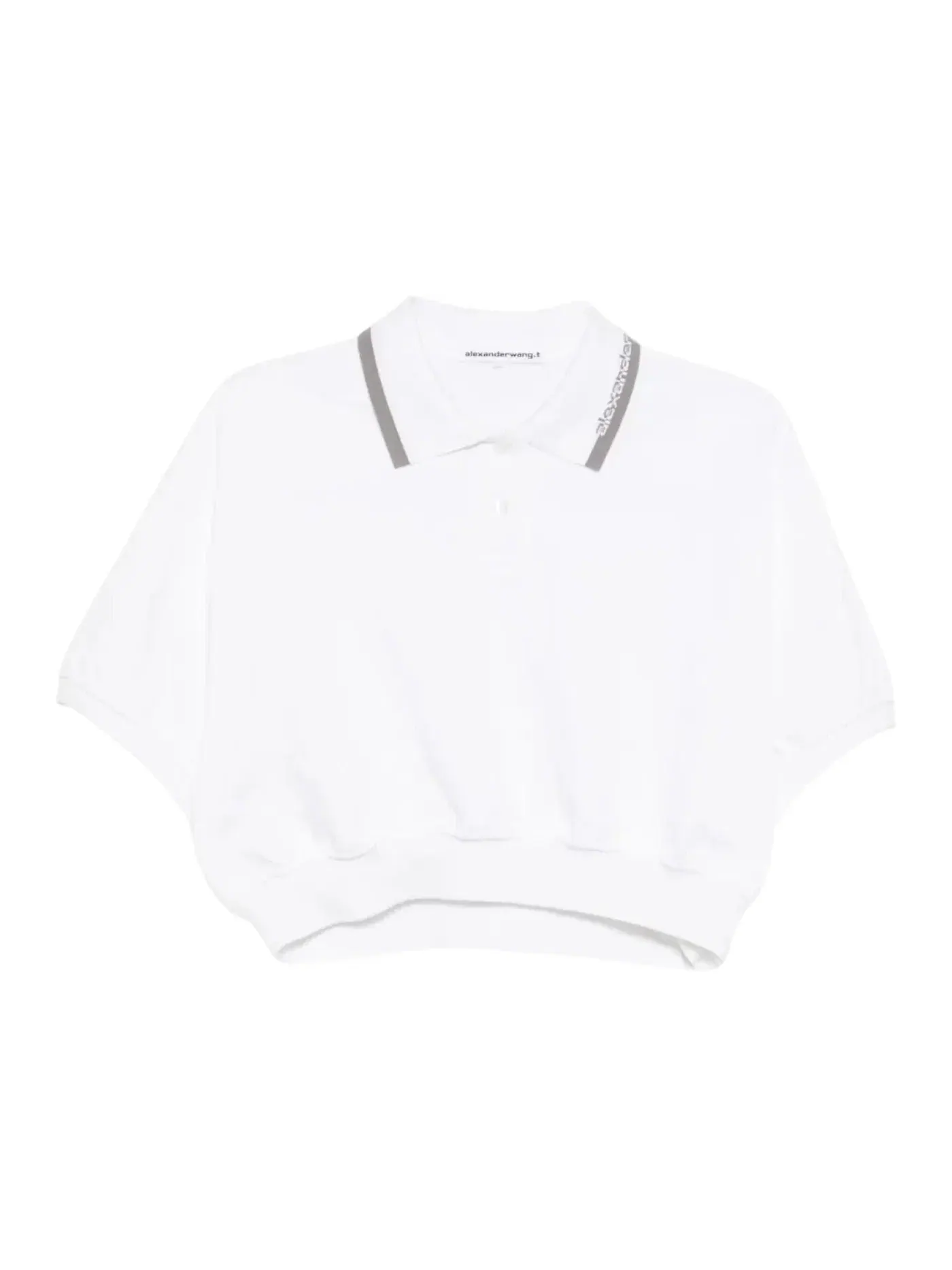 Женское поло с коротким рукавом Polo Alexander Wang — изображение 1 из 1, белый
