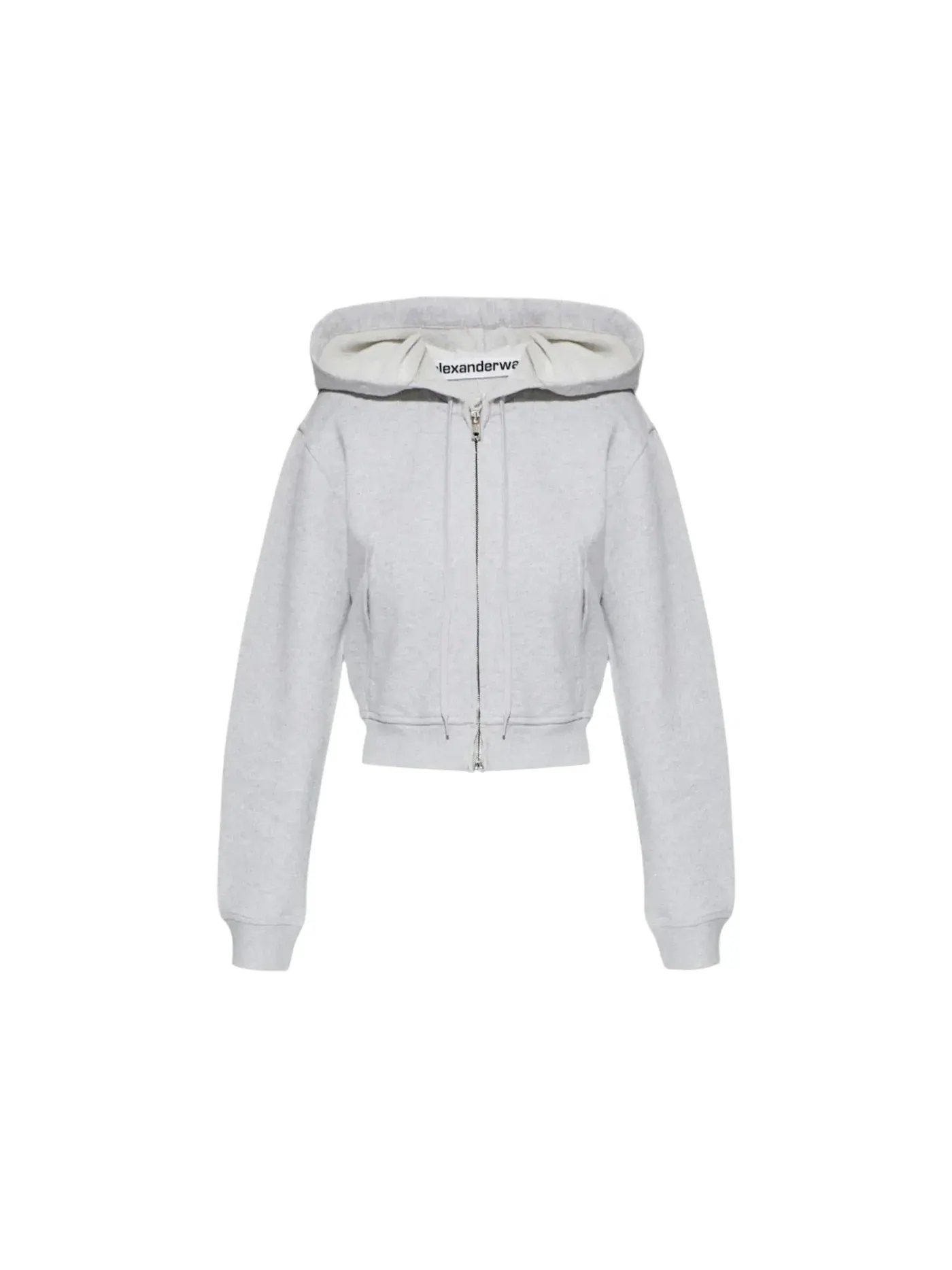 Женская футболка с длинным рукавом Alexander Wang Longsleeve — изображение 1 из 1, светлый серый