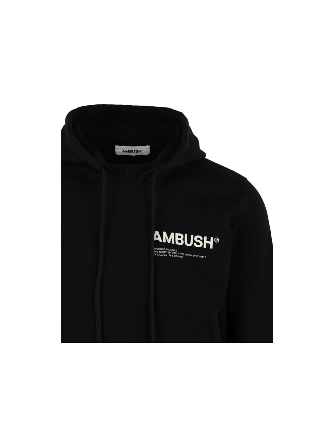 Мужская худи с логотипом Ambush — изображение 3 из 3, черный