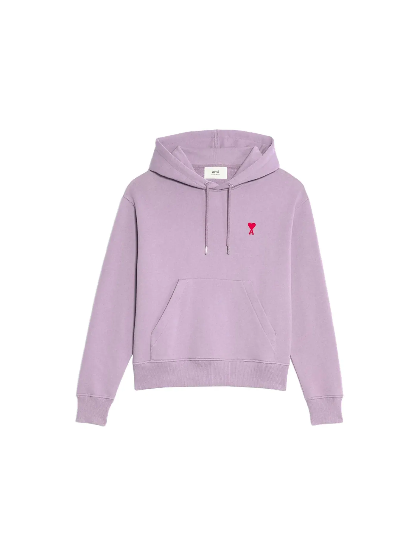 Унисекс худи с принтом Ami de Coeur Hoodie Ami Paris — изображение 1 из 1, красный