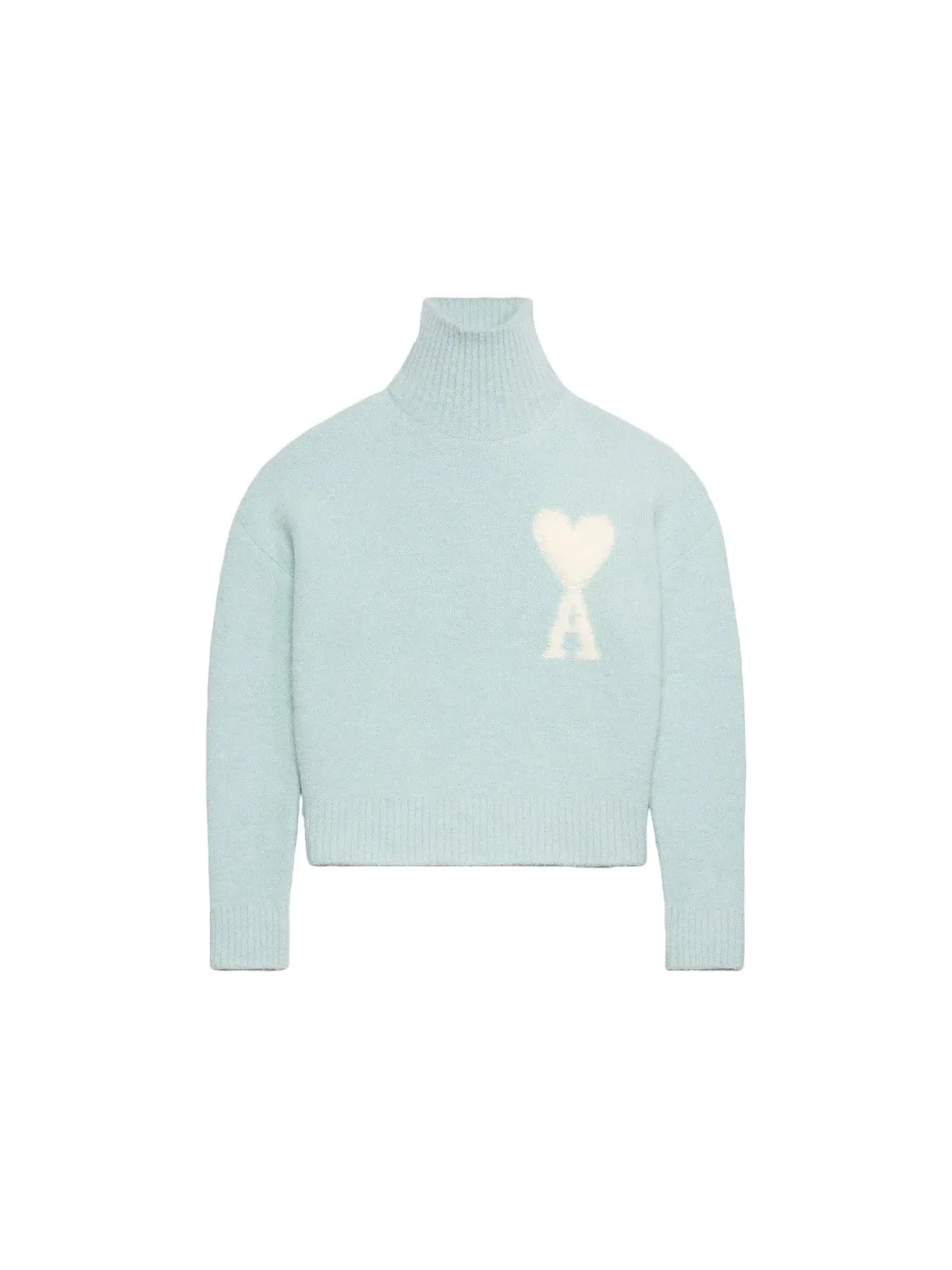 Мужской свитер с принтом Sweater Ami Paris — изображение 1 из 1, слоновая кость