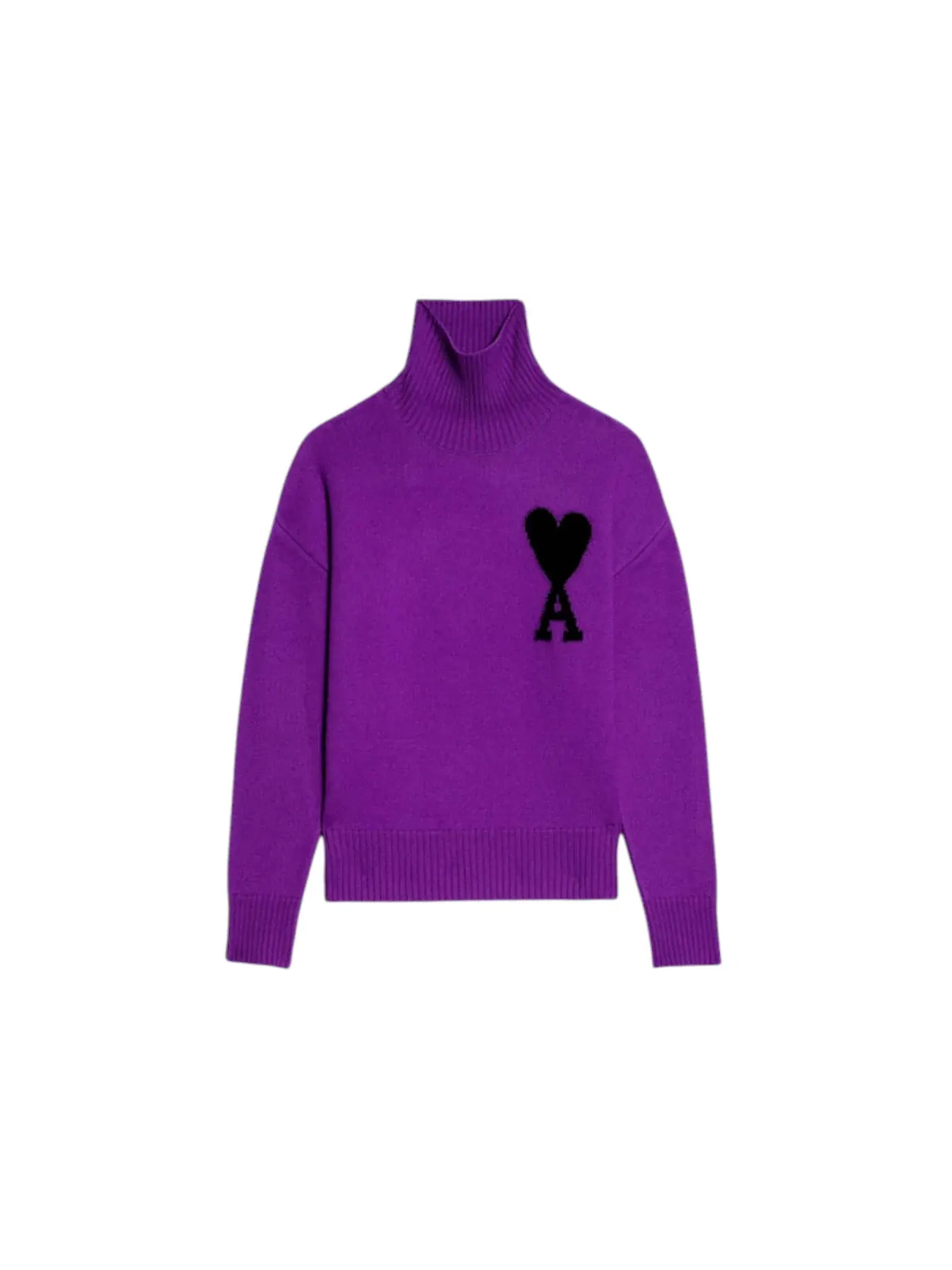 Мужской свитер с высоким воротником оверсайз Sweater Ami Paris