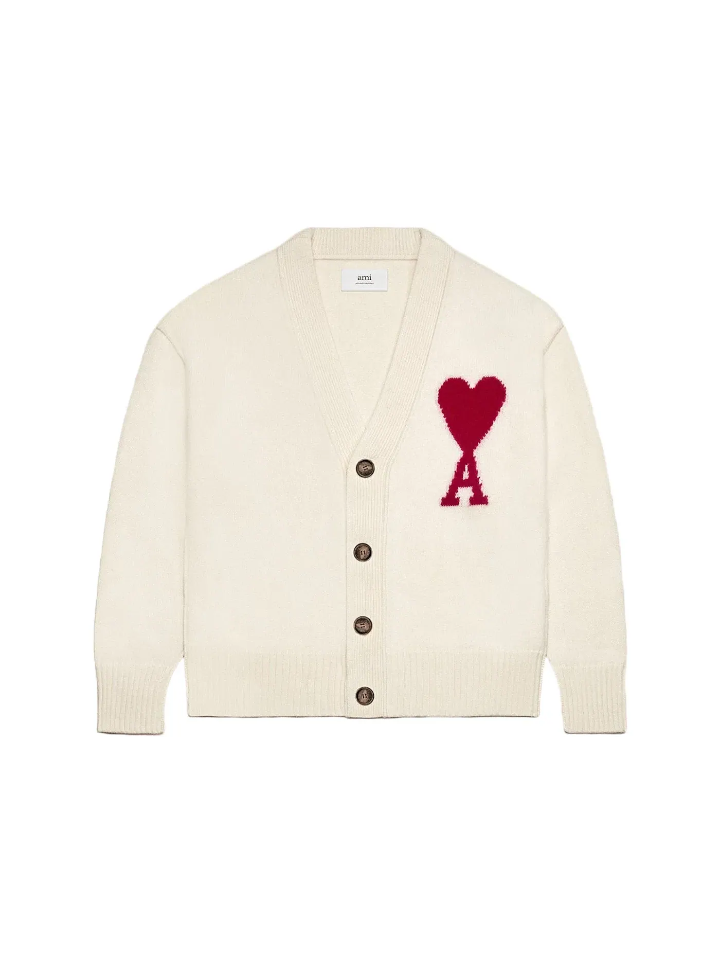 Мужской кардиган с принтом Ami De Coeur Cardigan Ami Paris