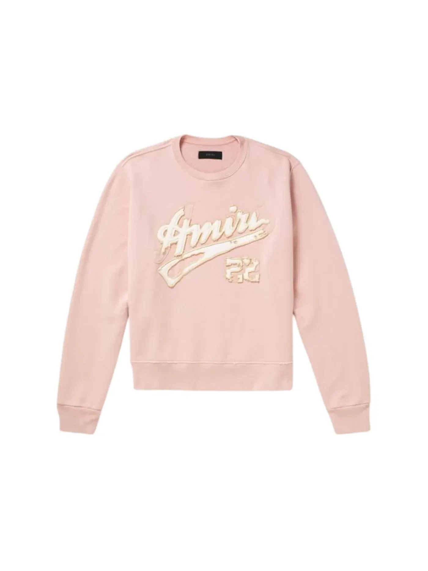 Мужской свитшот с круглым вырезом Crewneck AMIRI — изображение 1 из 1, розовый