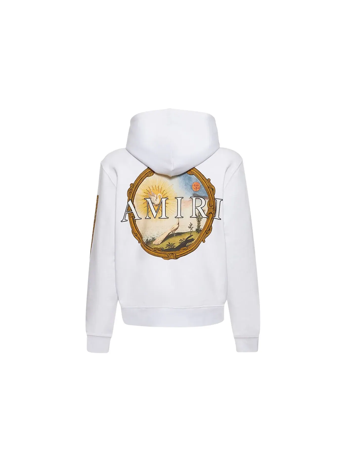 Мужской худи с принтом Alchemy Frame AMIRI — изображение 1 из 1, белый
