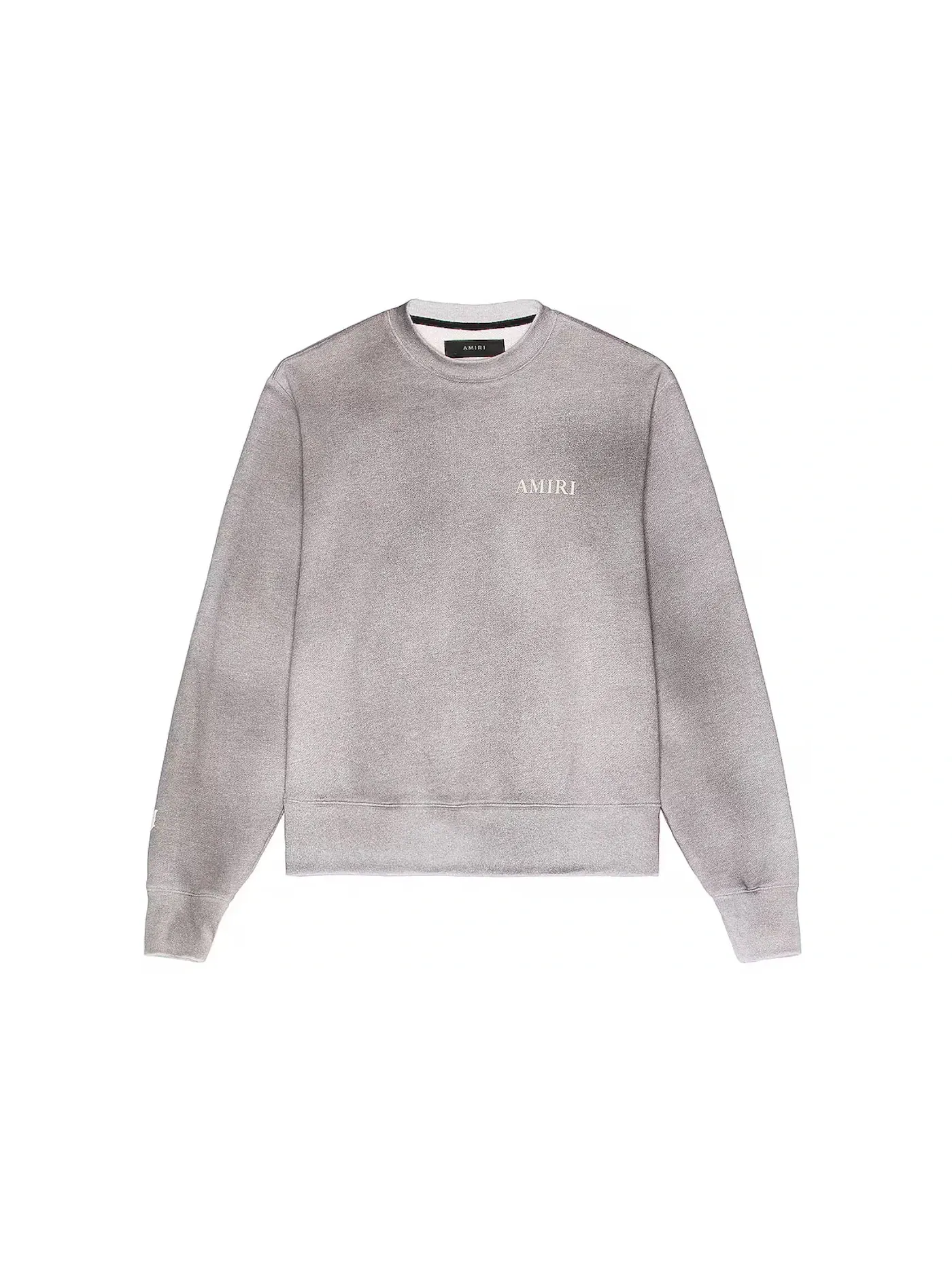 Мужской свитшот с принтом AMIRI Crewneck — изображение 2 из 2, серый