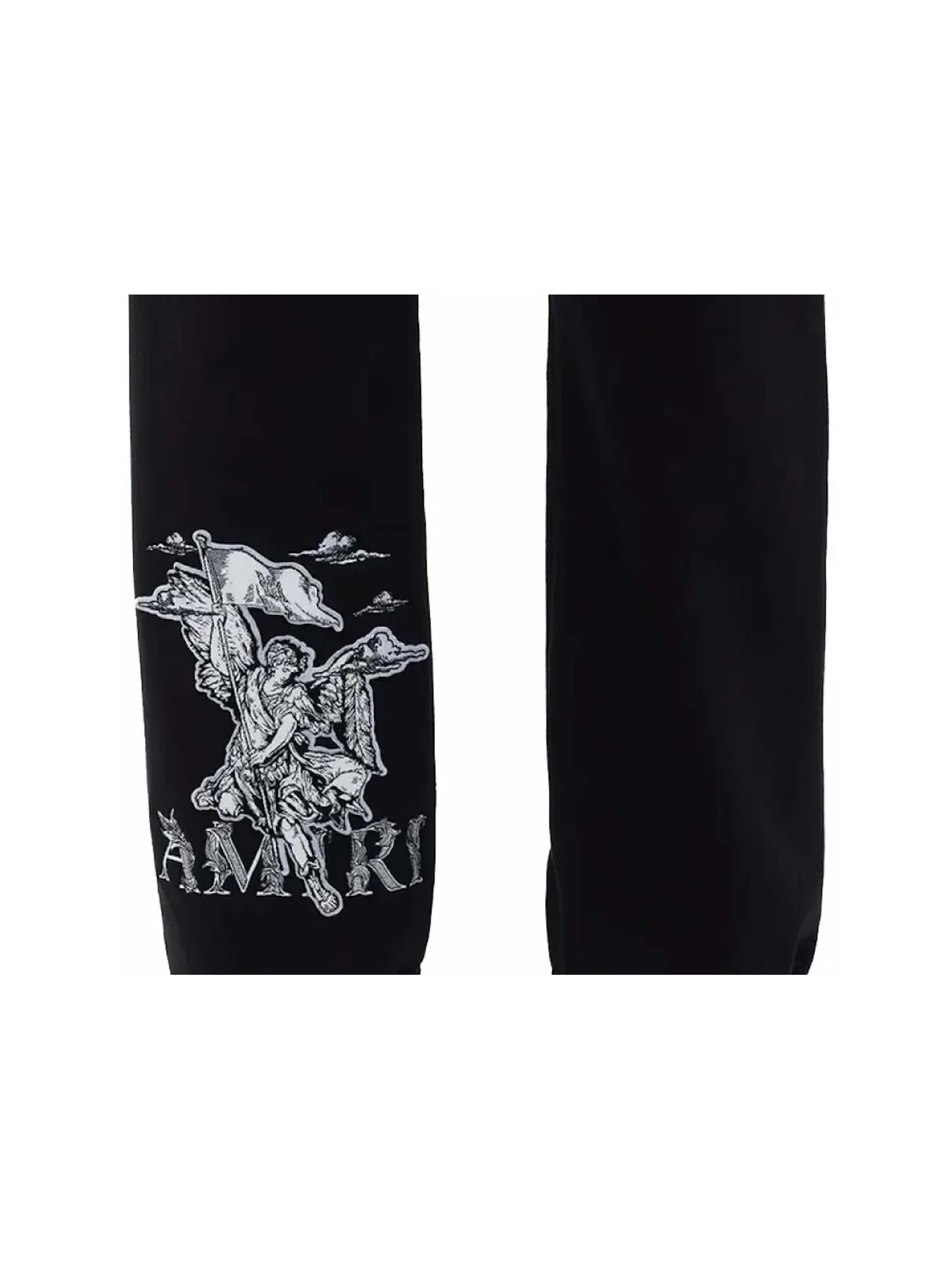 Мужские спортивные штаны с принтом AMIRI — изображение 2 из 2, черный