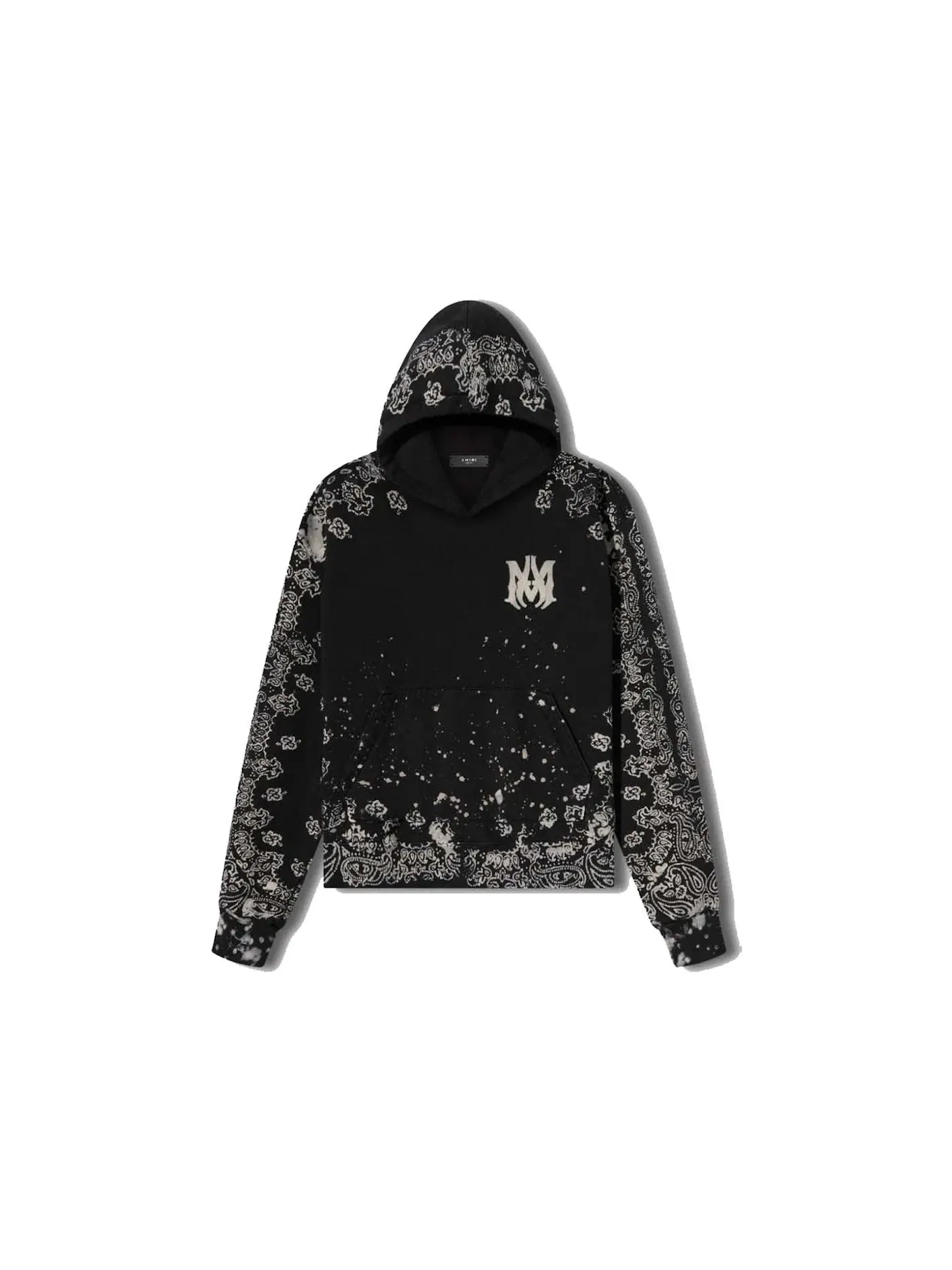 Мужская худи с принтом Bandana Bleach All Over AMIRI — изображение 1 из 1, черный