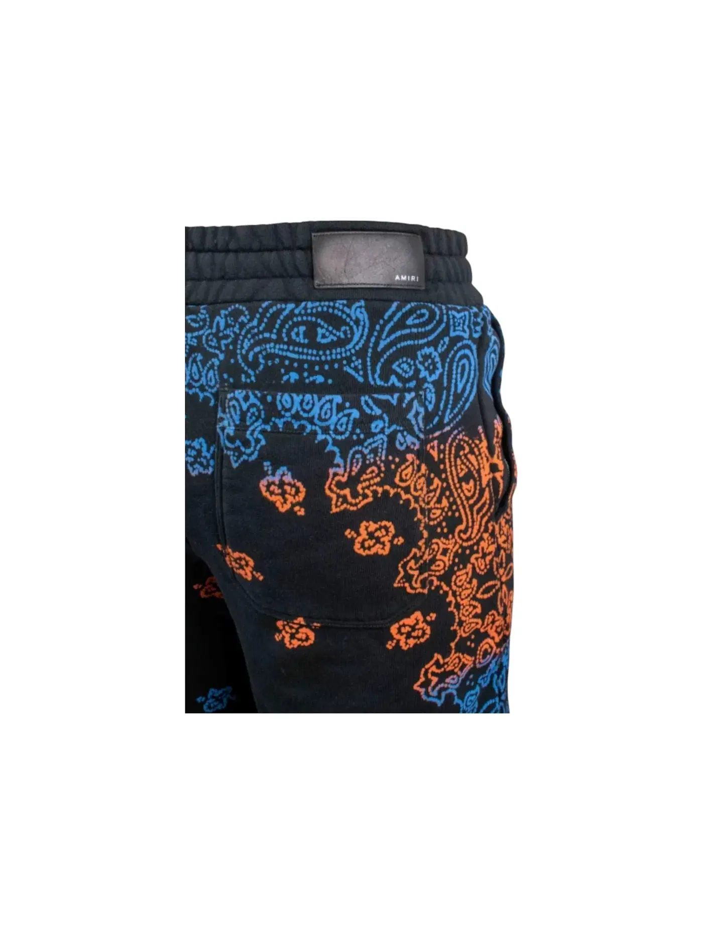 Мужские шорты с принтом Bandana Bleach AMIRI — изображение 2 из 3, синий/оранжевый