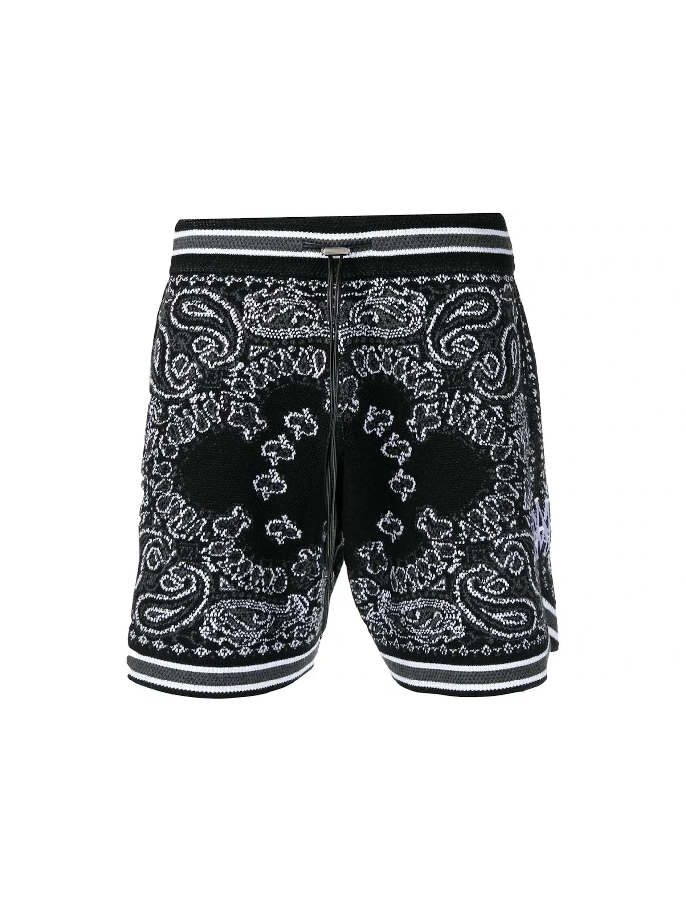 Мужские шорты с принтом AMIRI Shorts — изображение 1 из 1, черный