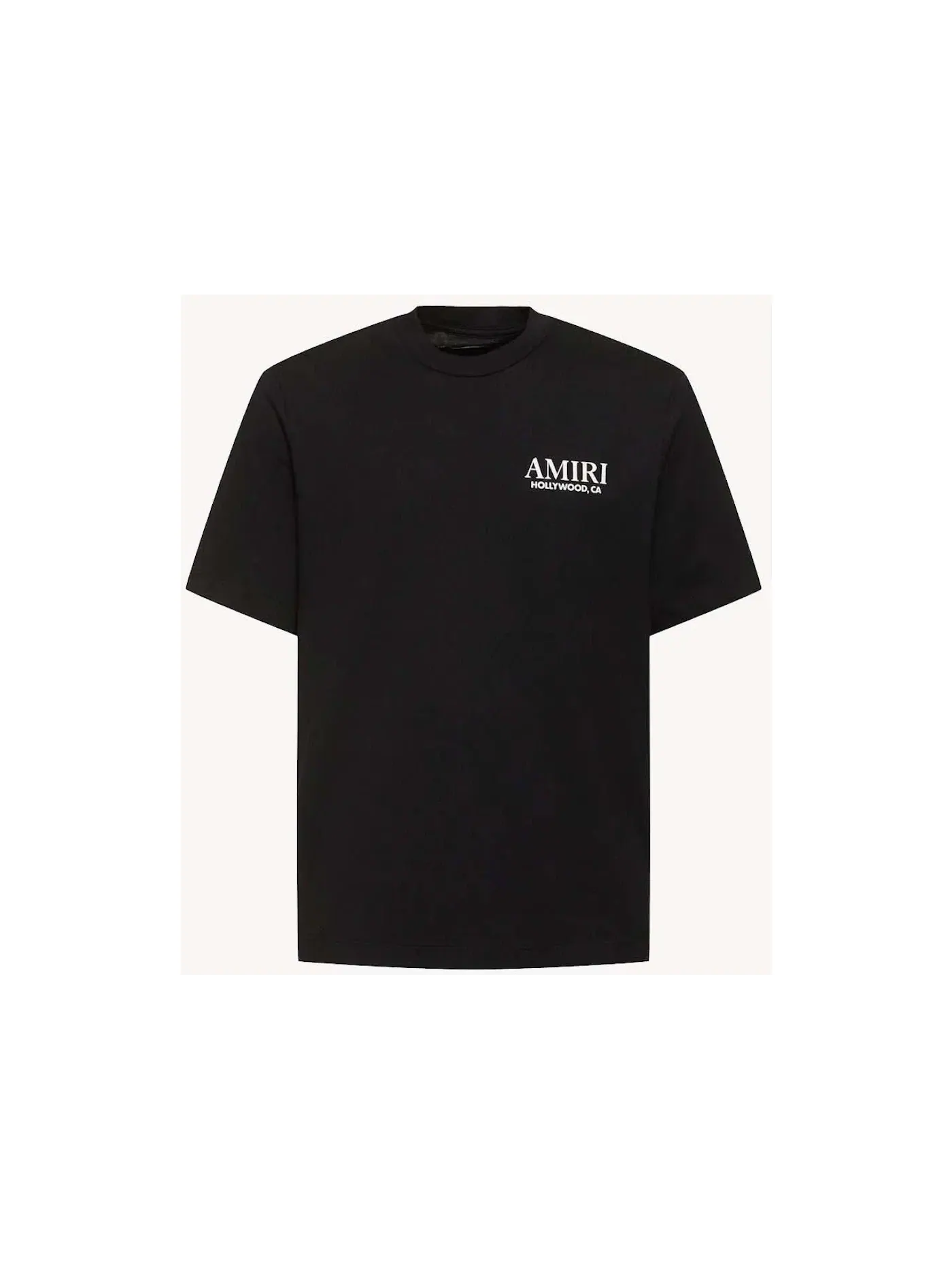 Мужская футболка с принтом Bones Stacked Tee AMIRI — изображение 1 из 2, черный