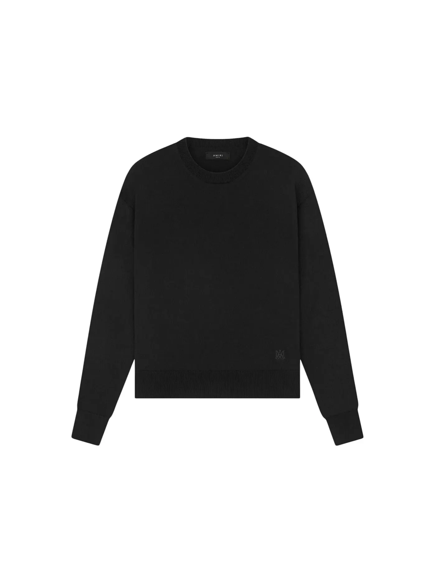 Мужской свитшот с круглым вырезом AMIRI — изображение 1 из 1, черный