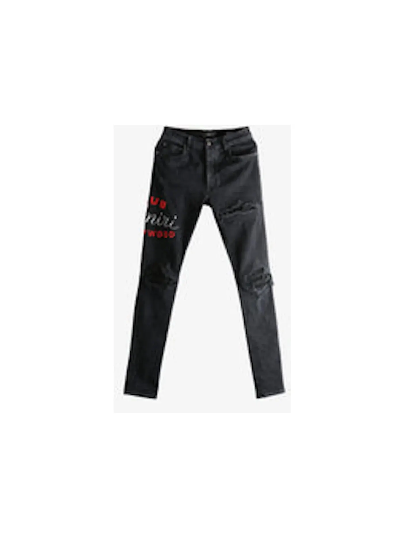 Мужские джинсы AMIRI Club AMIRI Mx1 Jeans — изображение 1 из 1, черный