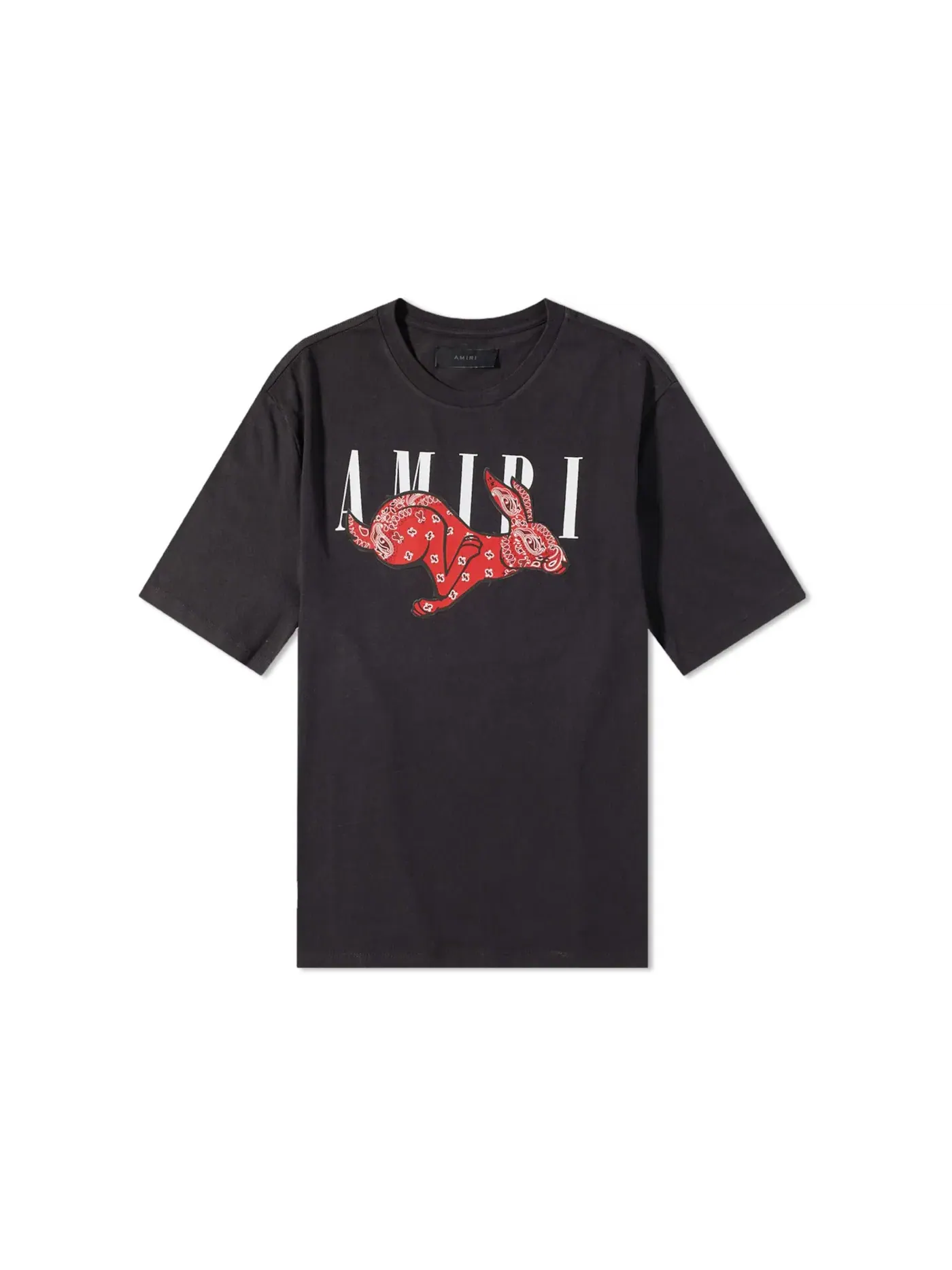 Мужская футболка с принтом AMIRI Tee — изображение 1 из 1, черный