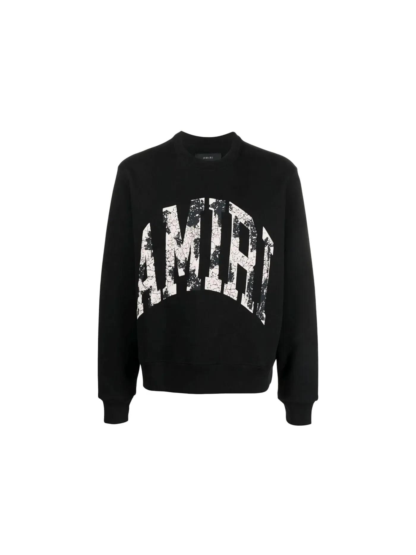 Мужской свитшот с принтом Collegiate Logo AMIRI — изображение 1 из 1, черный