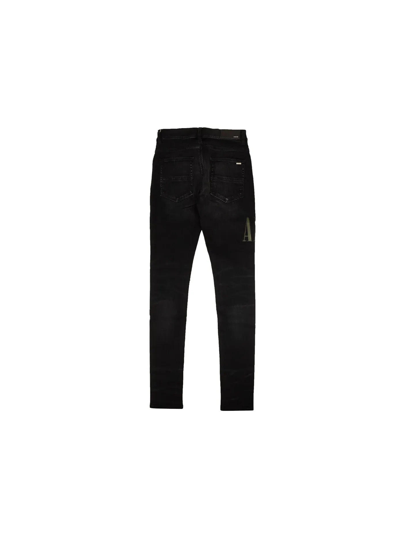 Мужские джинсы с аппликацией Jeans AMIRI — изображение 2 из 2, черный