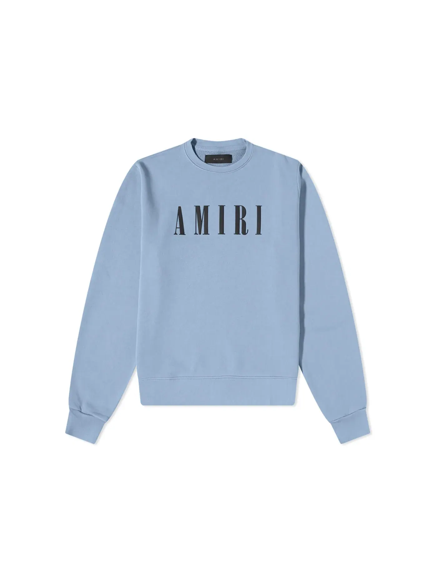 Мужской свитшот с принтом AMIRI Crewneck — изображение 1 из 1, синий