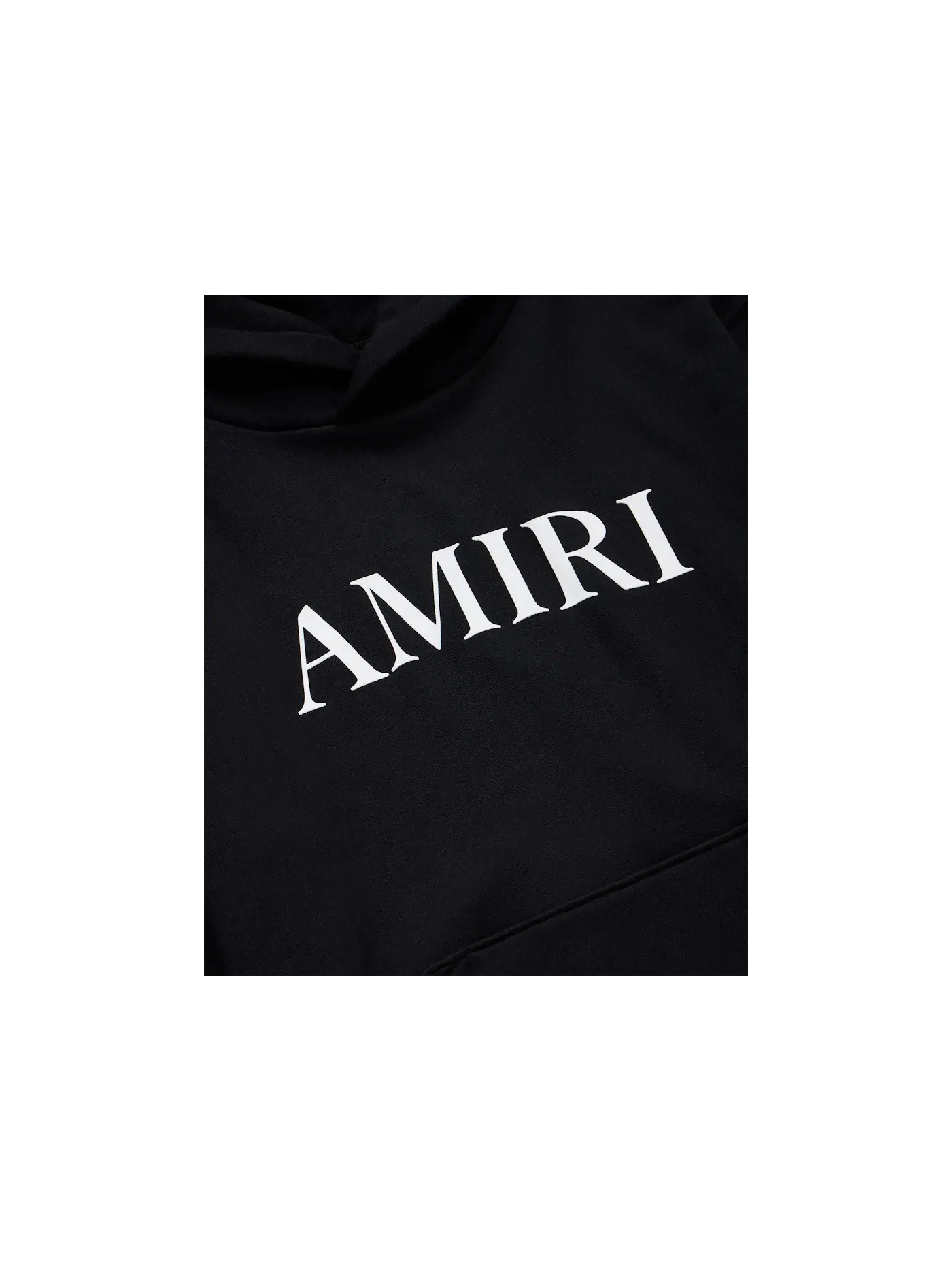 Мужской худи с логотипом AMIRI Hoodie — изображение 2 из 5, черный/белый