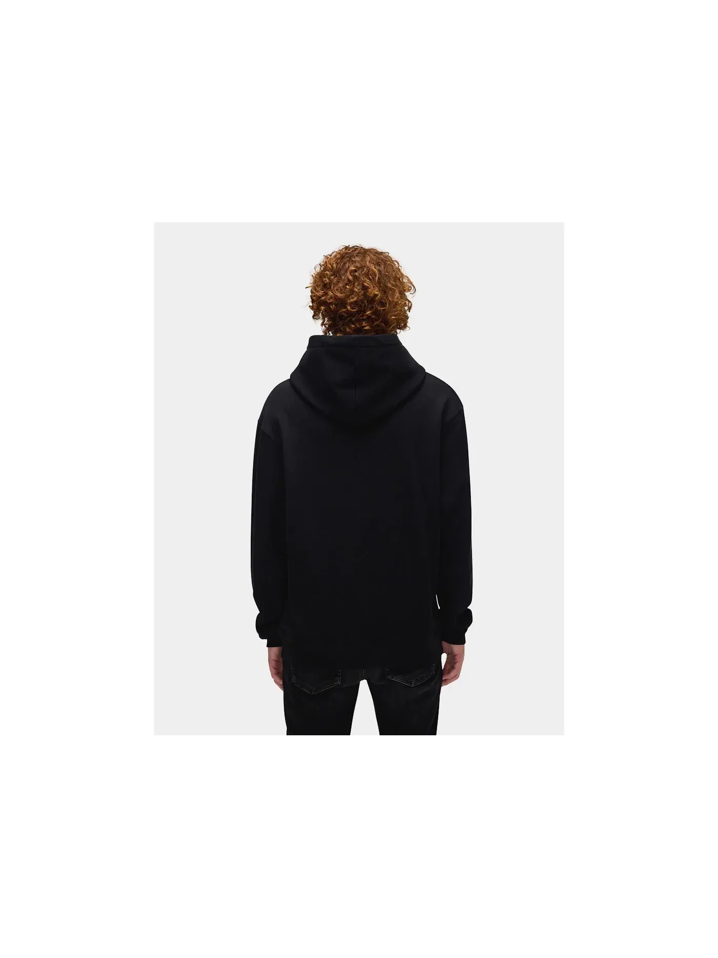 Мужской худи с логотипом AMIRI Hoodie — изображение 4 из 5, черный/белый