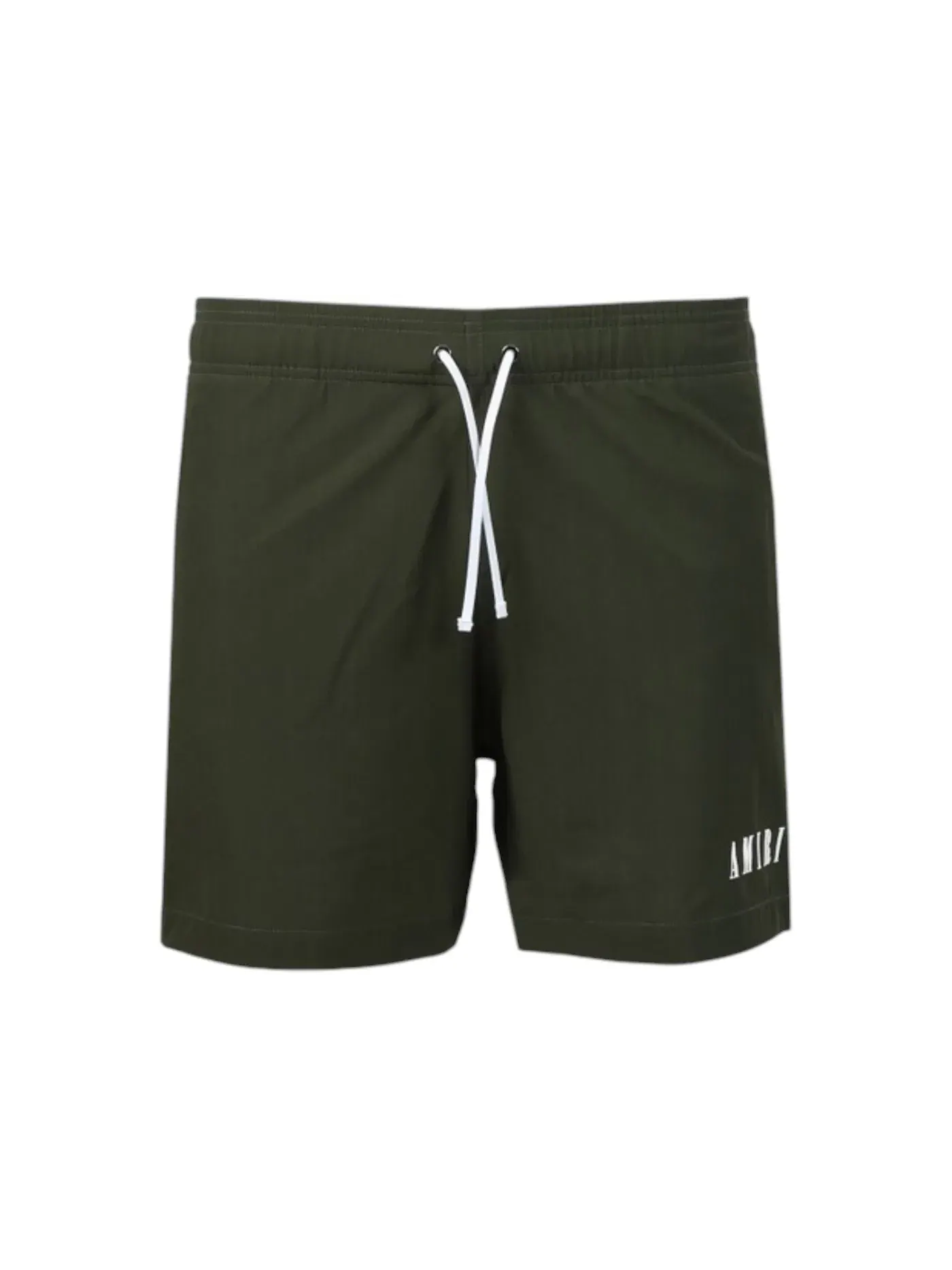 Мужские шорты Core Logo Swim Trunk AMIRI — изображение 1 из 2, оливковый зеленый