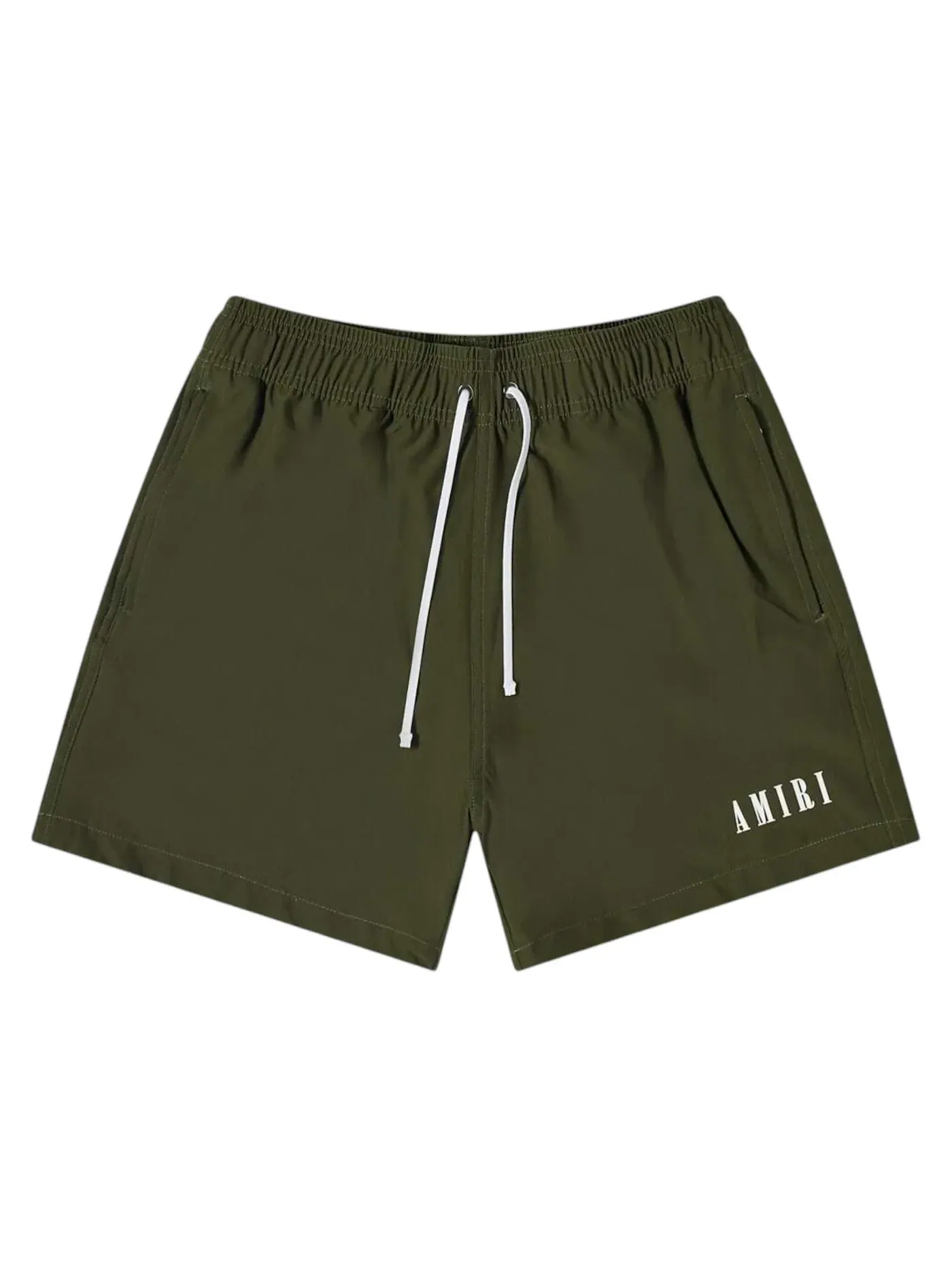 Мужские шорты Core Logo Swim Trunk AMIRI — изображение 2 из 2, оливковый зеленый
