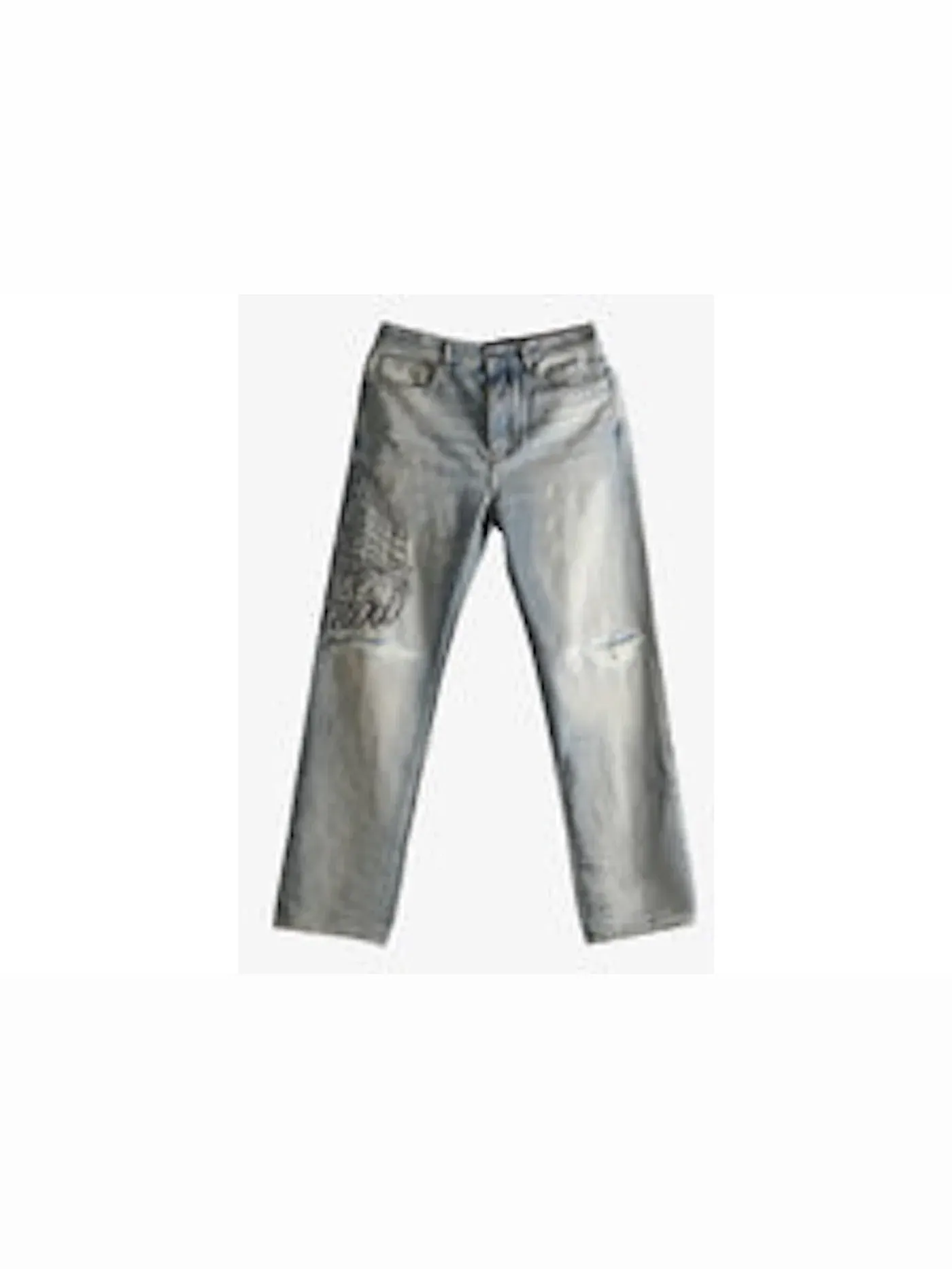 Мужские джинсы прямой крой AMIRI Jeans — изображение 1 из 1, индиго