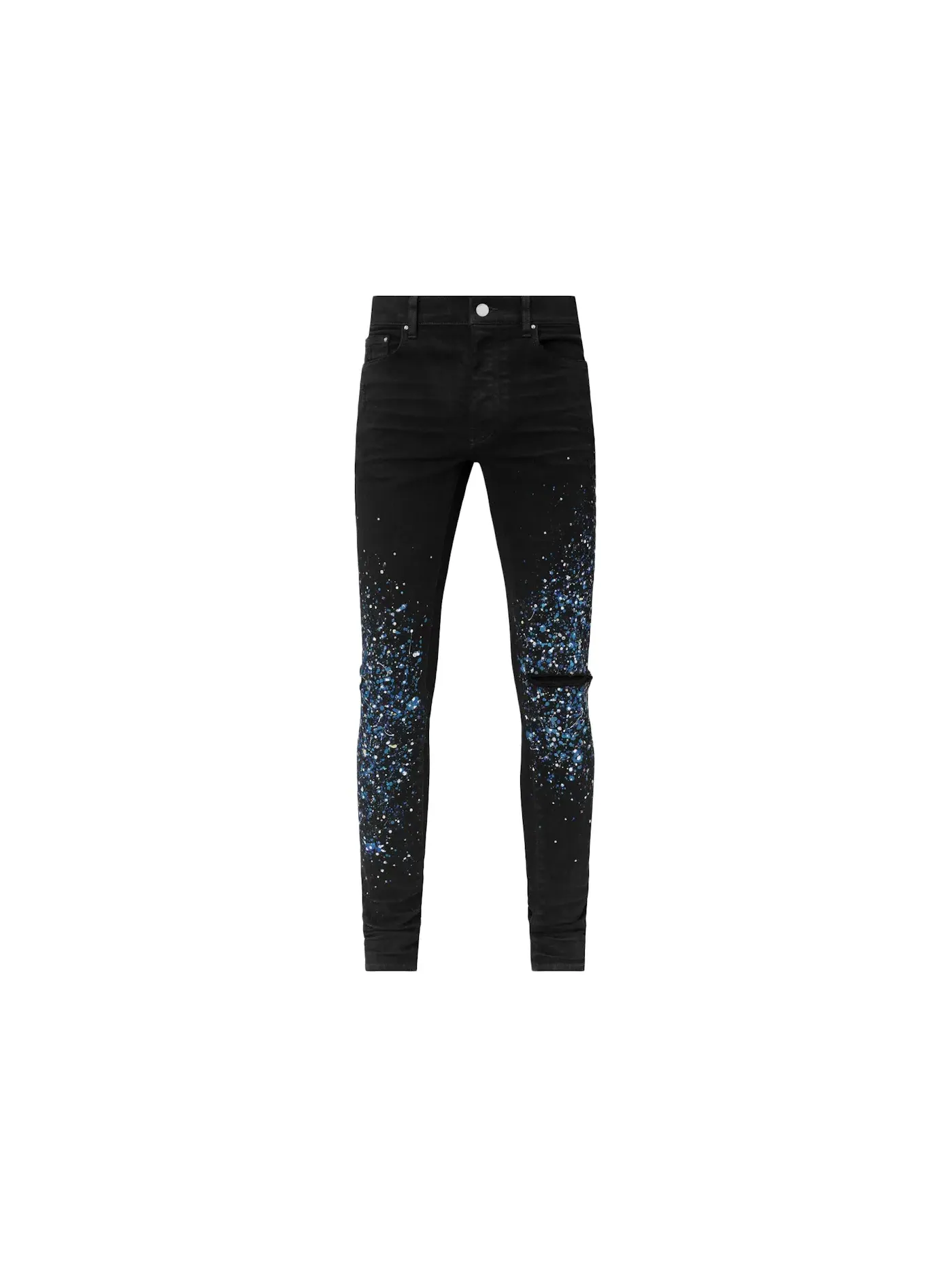 Мужские джинсы с кристаллами Jeans AMIRI — изображение 1 из 1, черный