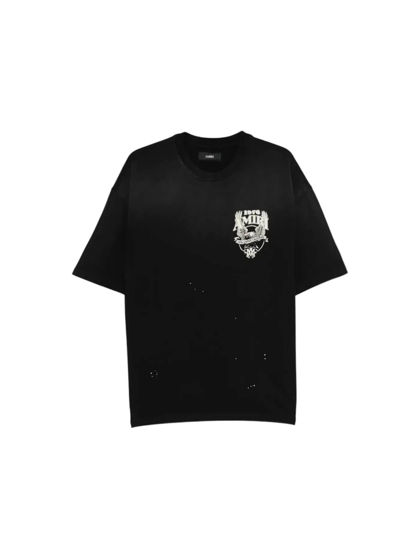 Мужская футболка оверсайз с принтом Eagle Tee AMIRI — изображение 1 из 1, черный