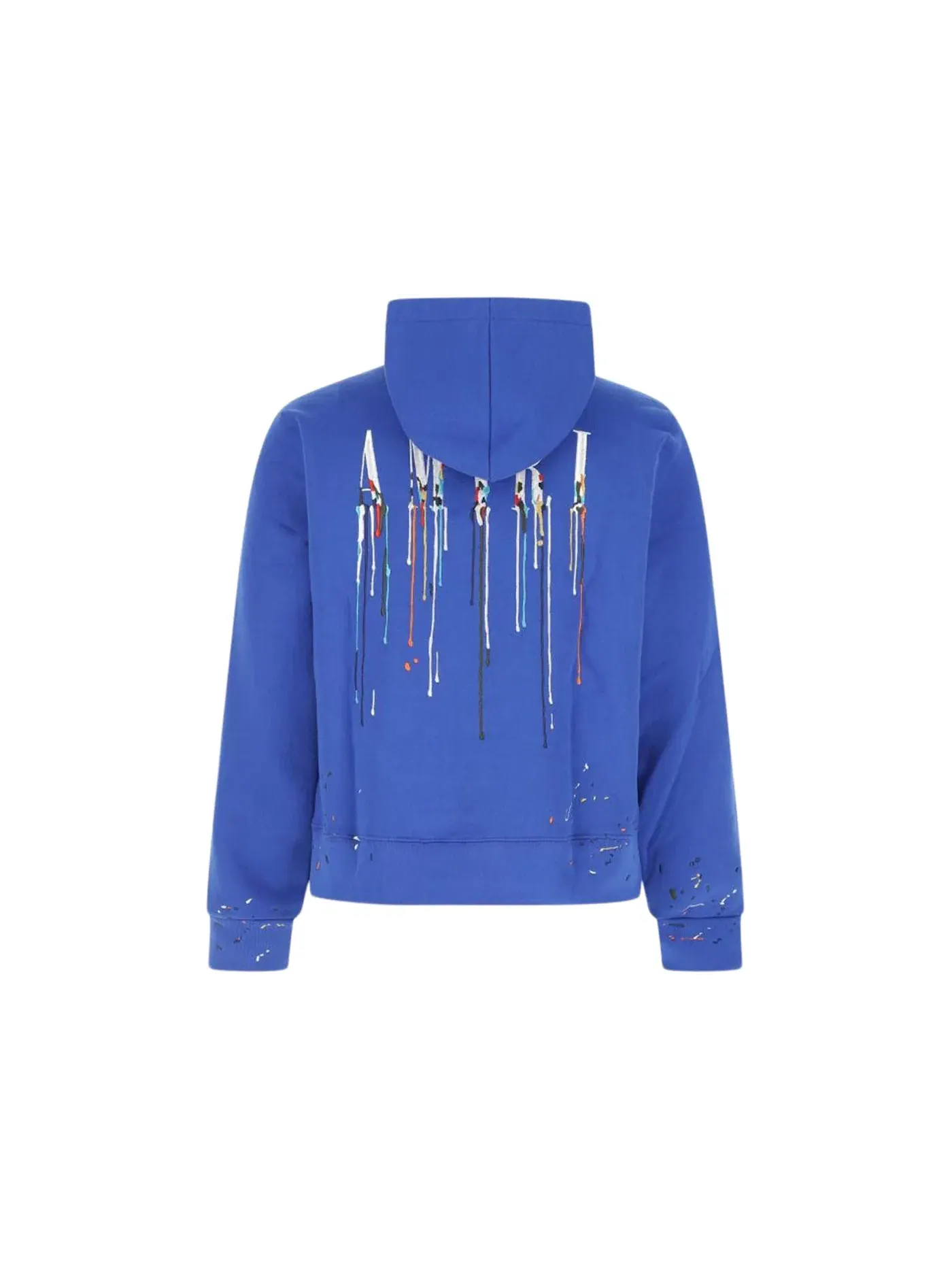 Мужской худи с принтом AMIRI Embroidered Paint Drip Core Logo — изображение 2 из 2, синий