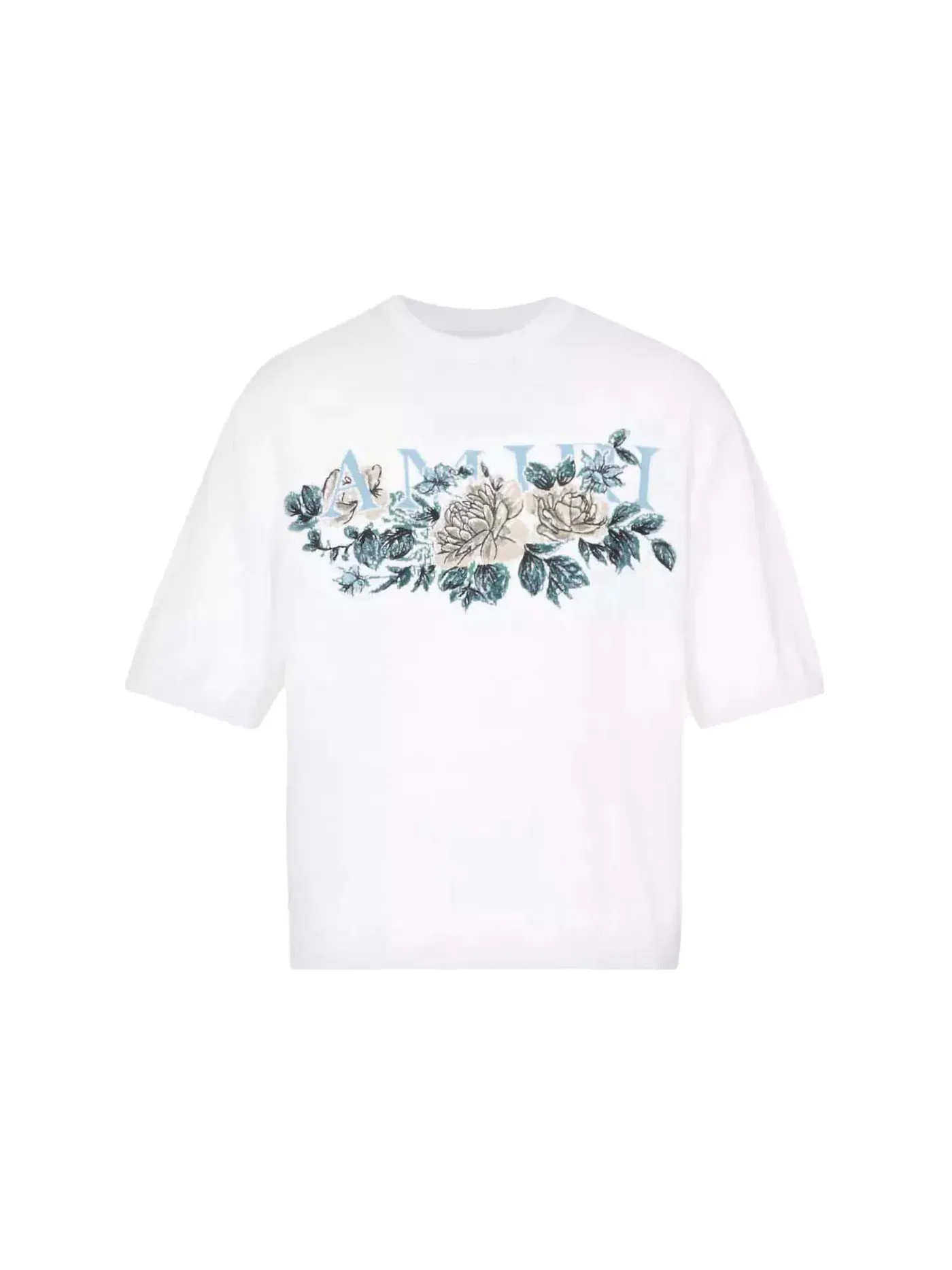 Мужская футболка с принтом AMIRI Tee — изображение 1 из 1, белый