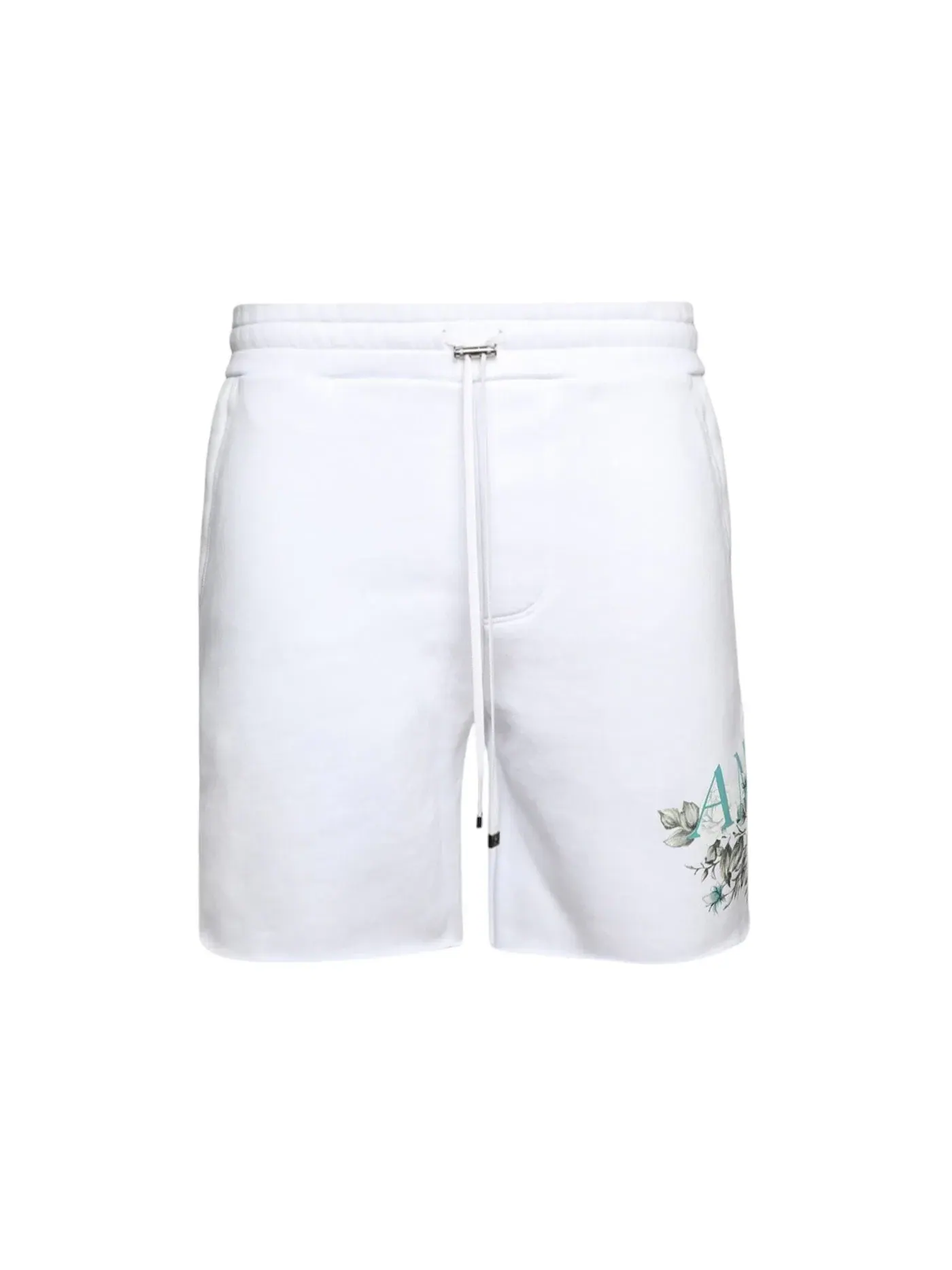 Мужские шорты с принтом AMIRI Sweat Shorts — изображение 1 из 1, белый