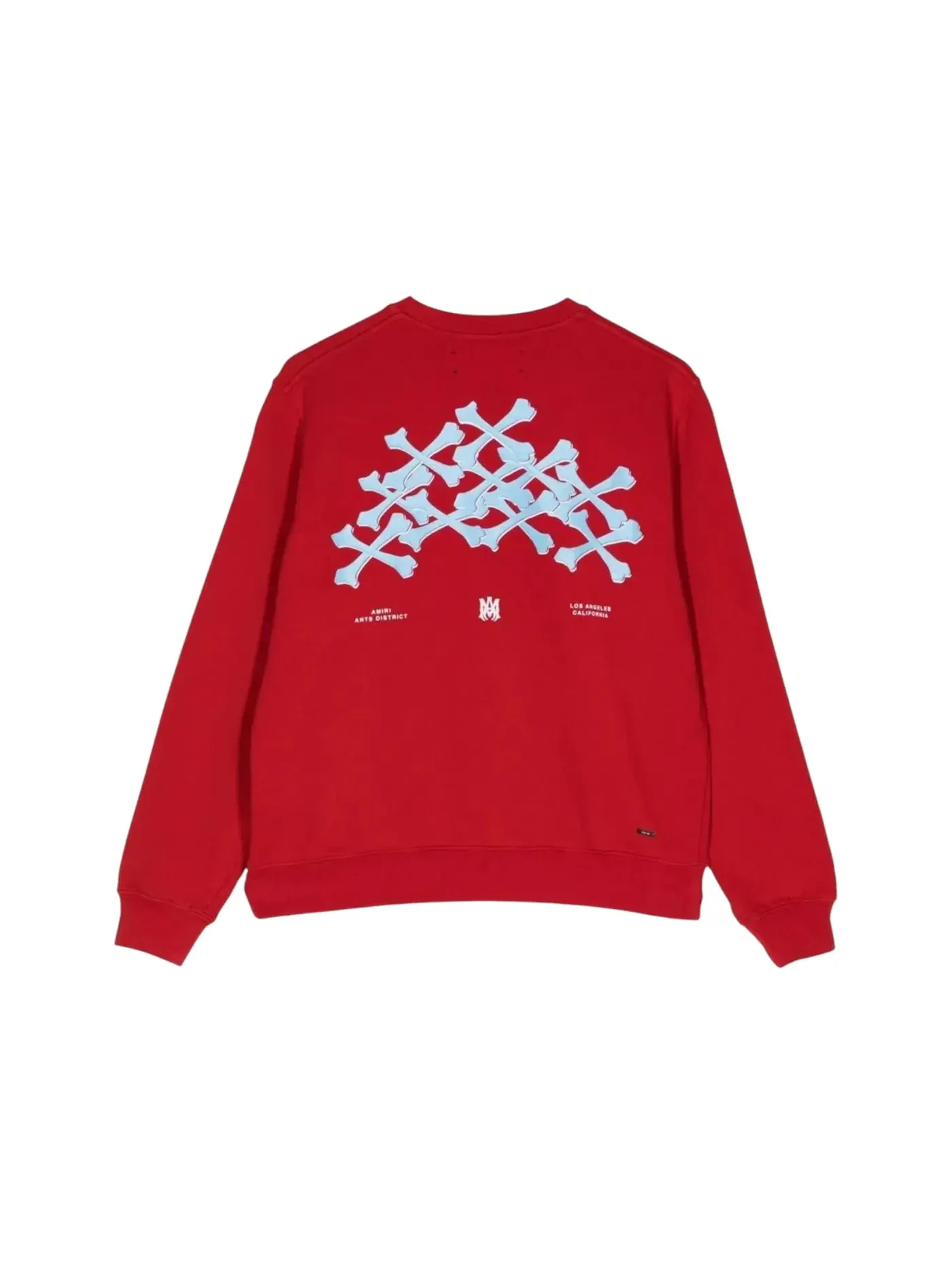 Детский свитшот с принтом AMIRI Crewneck — изображение 2 из 2, красный/синий