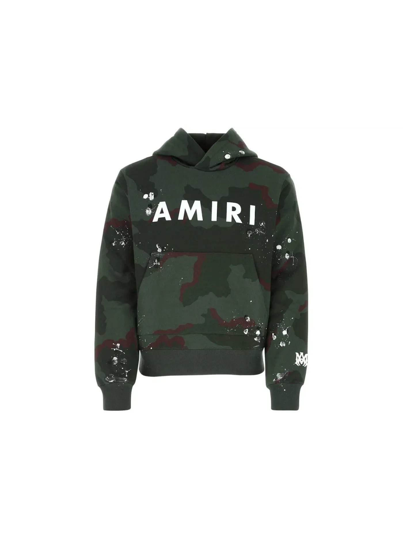 Мужской худи с принтом AMIRI — изображение 1 из 2, зеленый
