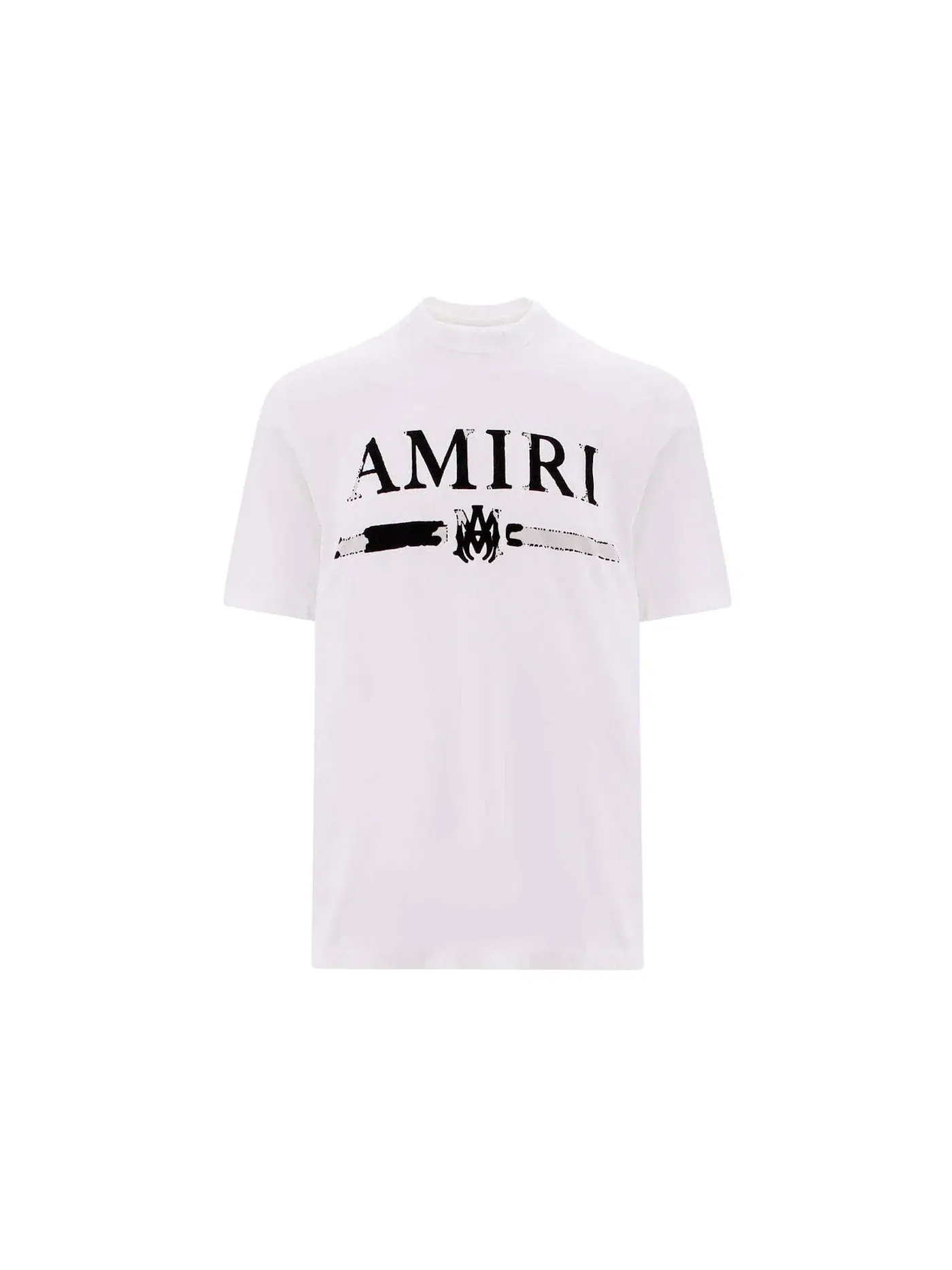 Мужская футболка с аппликацией AMIRI — изображение 1 из 1, белый/черный