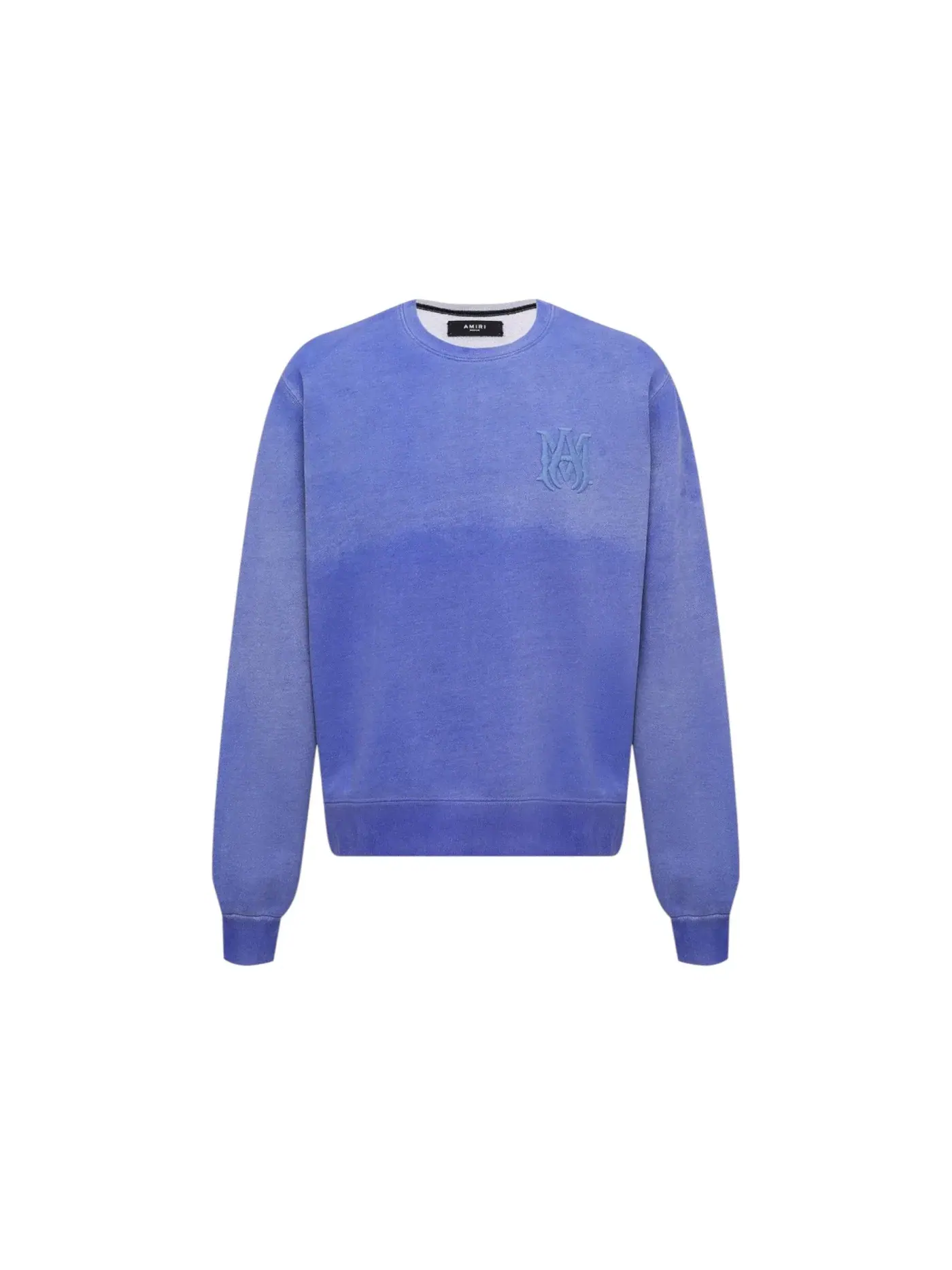 Мужской свитшот с принтом AMIRI Crewneck — изображение 1 из 2, синий