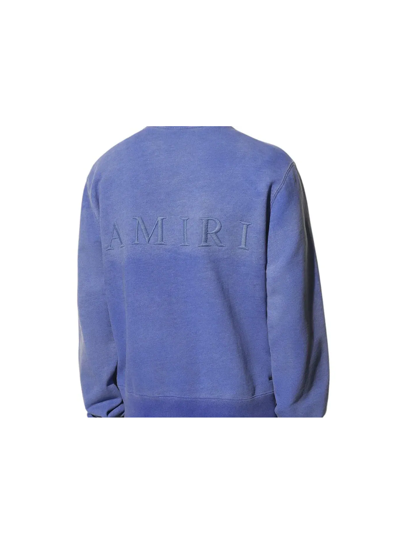 Мужской свитшот с принтом AMIRI Crewneck — изображение 2 из 2, синий
