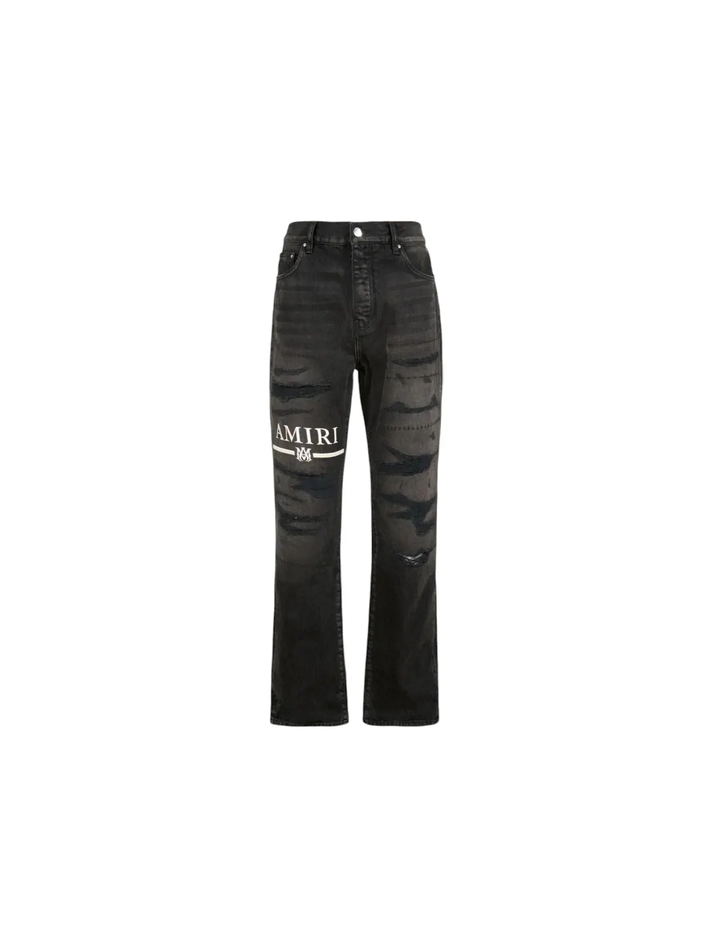 Мужские джинсы прямого кроя AMIRI — изображение 1 из 2, черный
