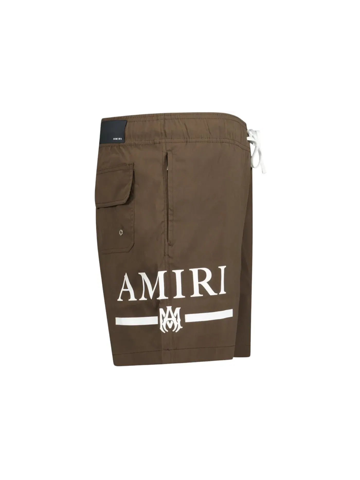 Мужские шорты для плавания с логотипом MA AMIRI — изображение 2 из 2, коричневый