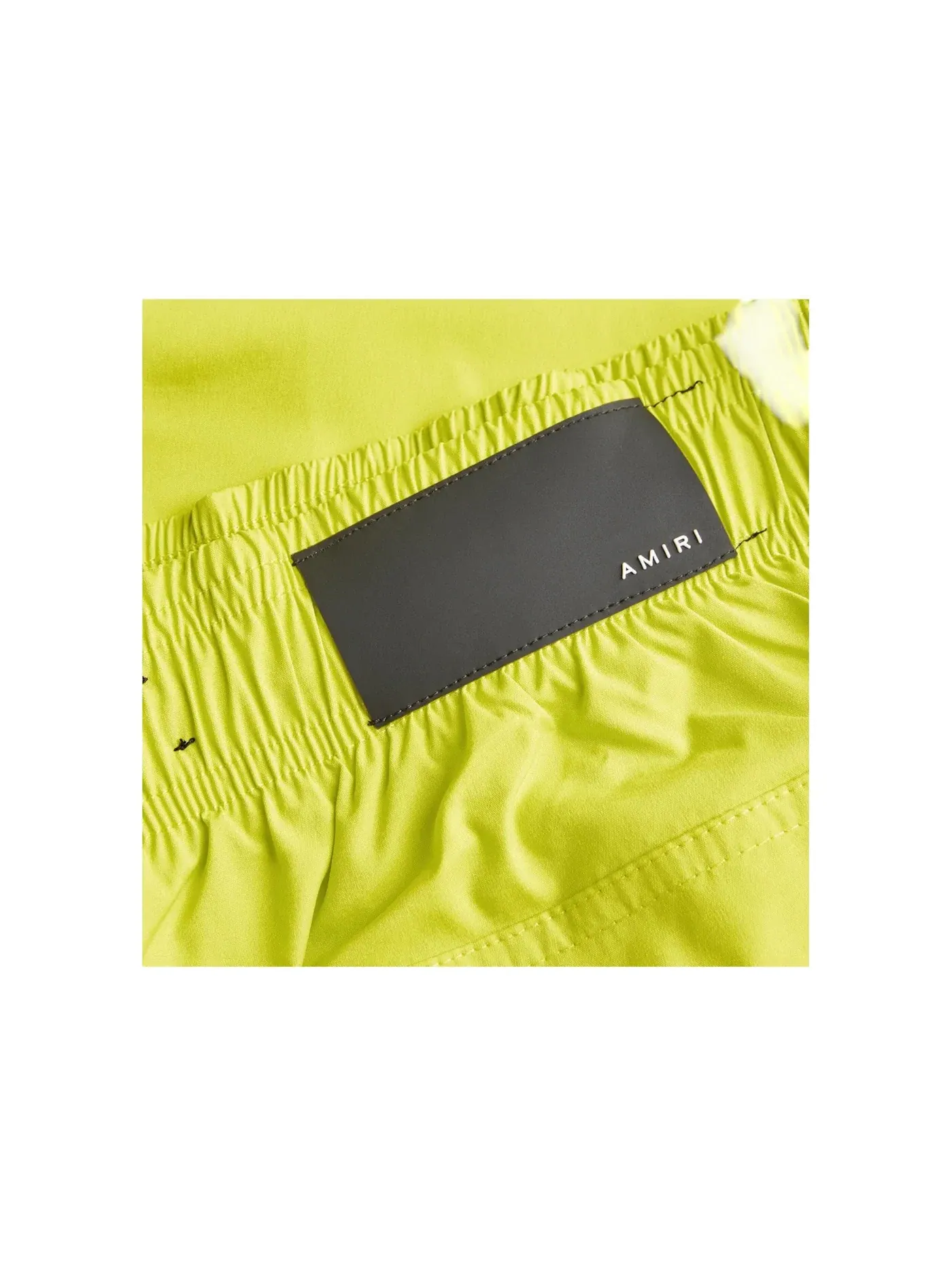 Мужские плавки с принтом AMIRI Swim Trunks — изображение 2 из 3, лаймовый