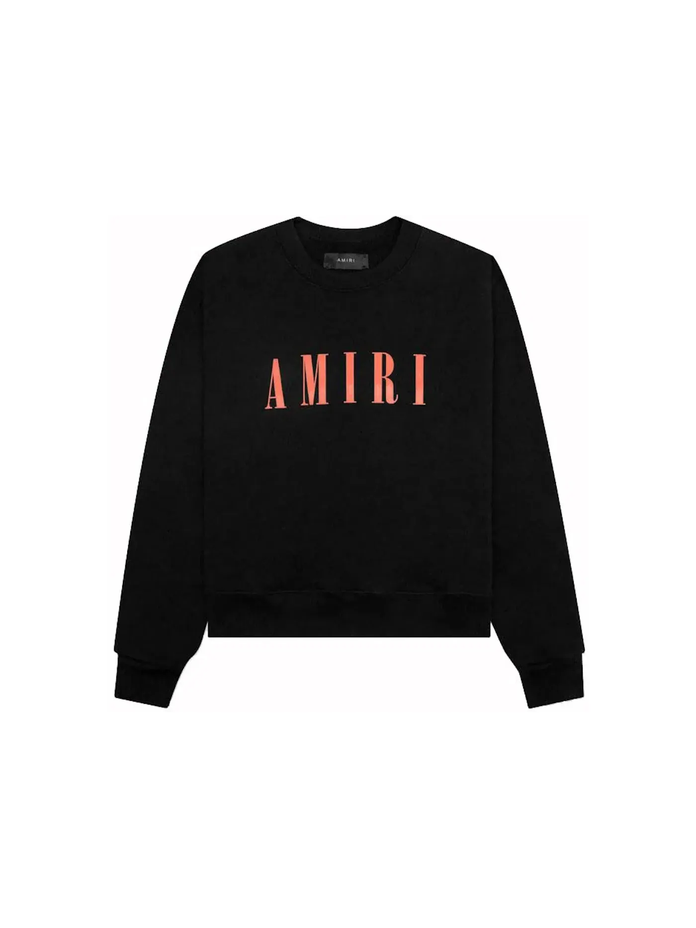 Мужской свитшот с принтом AMIRI MA Drip Collage Crewneck — изображение 1 из 2, черный