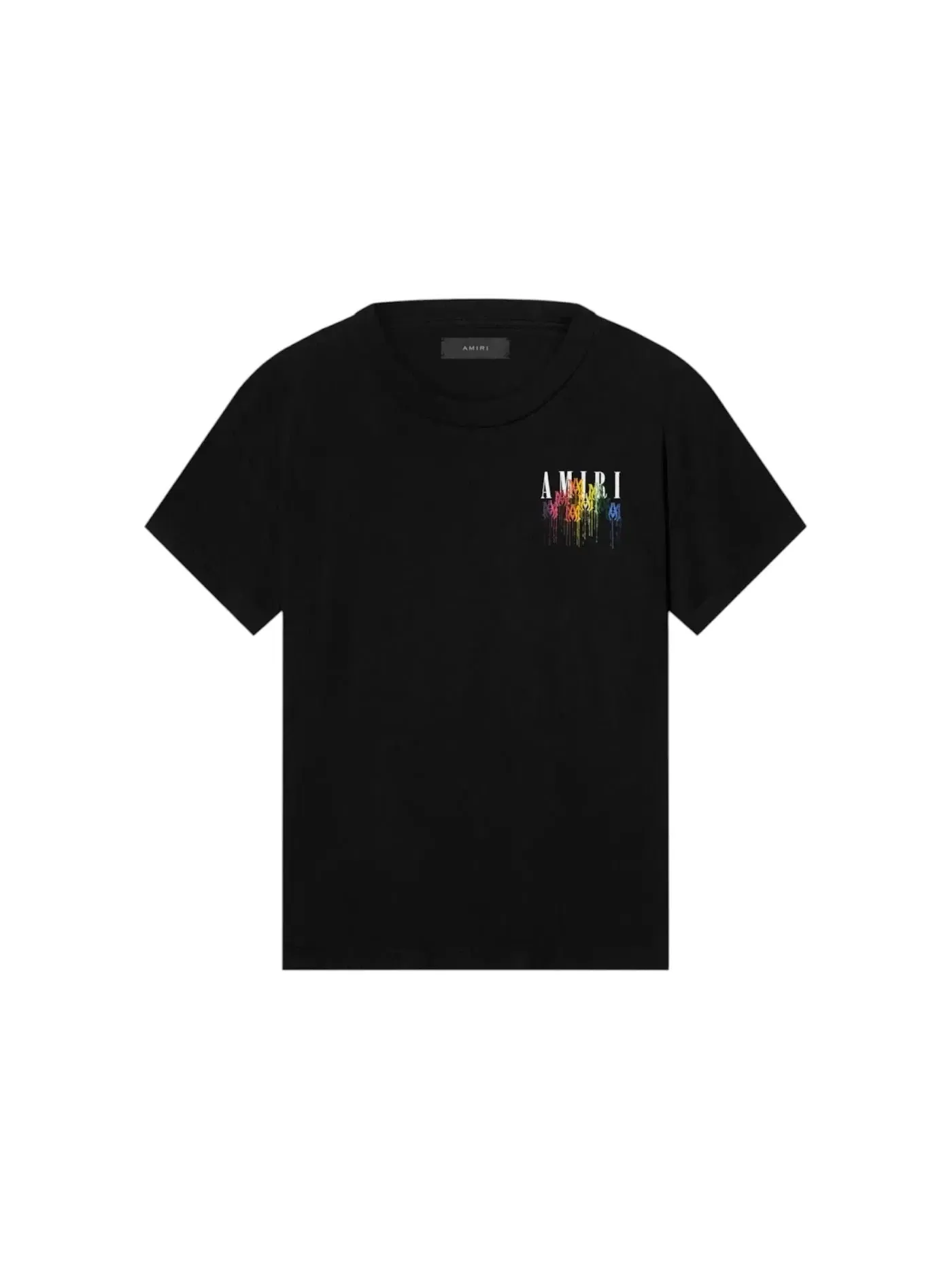 Мужская футболка с принтом AMIRI MA Drip Collage — изображение 1 из 1, черный