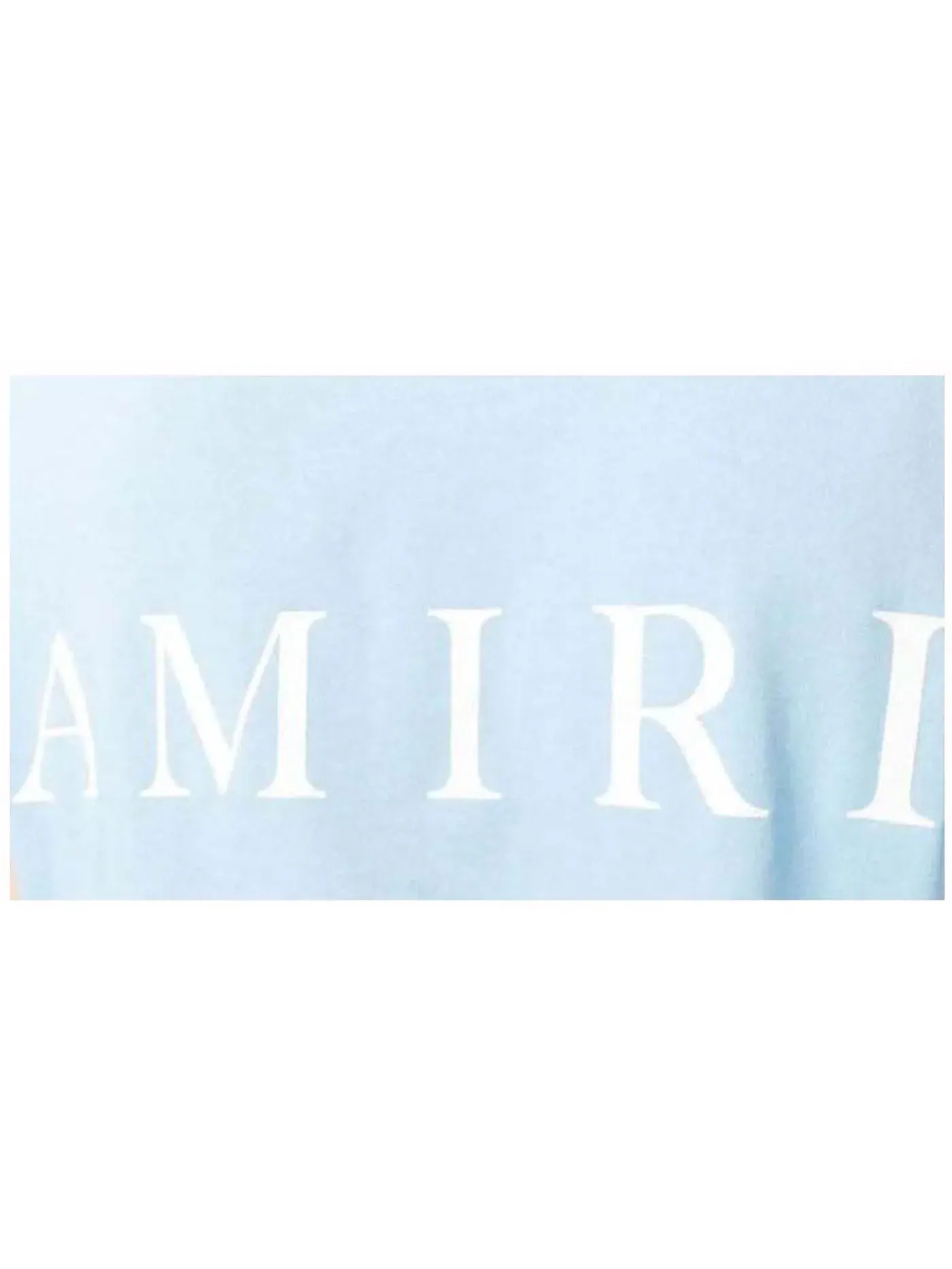 Мужская футболка с логотипом AMIRI — изображение 2 из 2, светлый синий