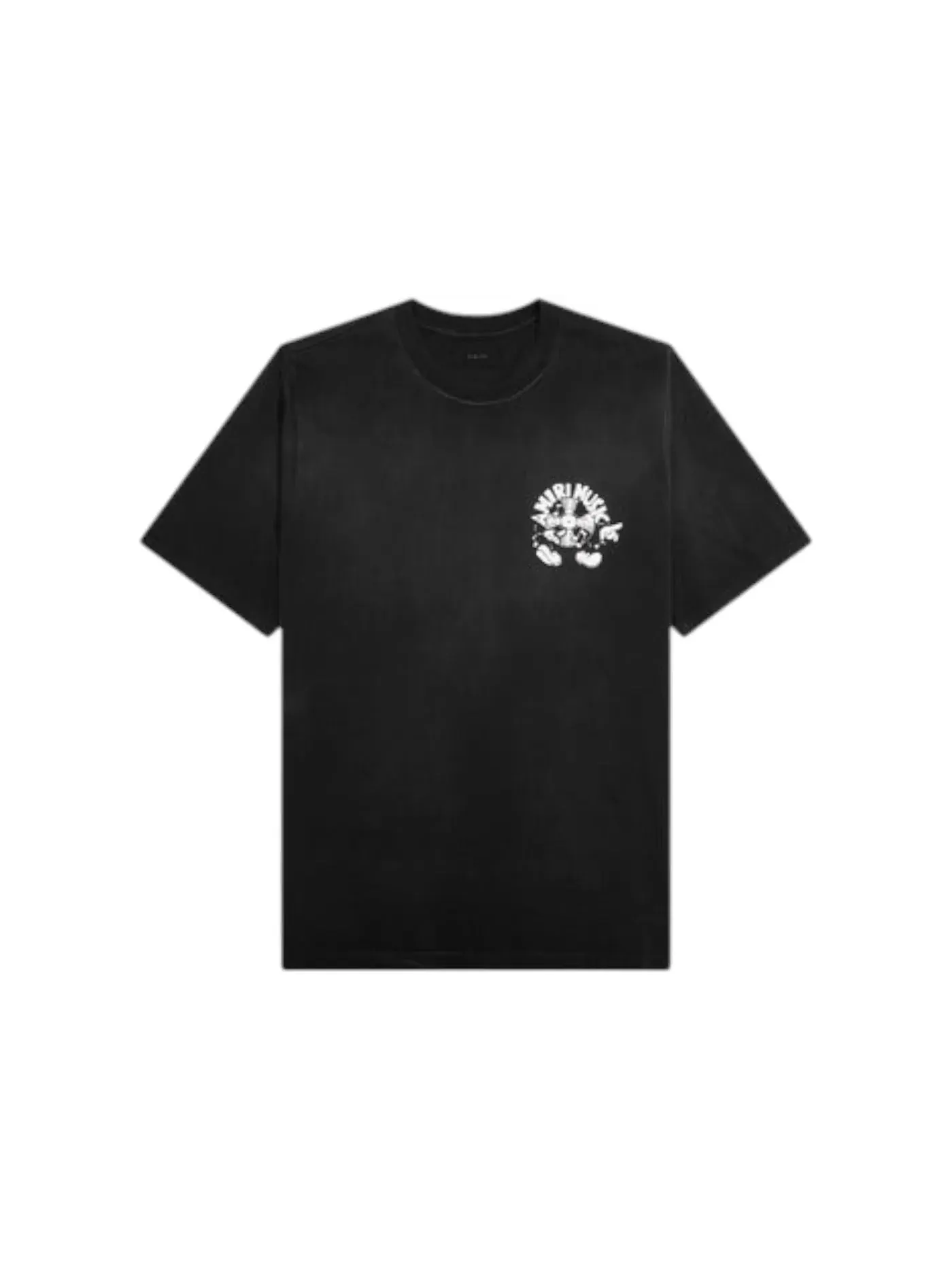 Мужская футболка с принтом AMIRI Music Record Tee — изображение 1 из 1, черный