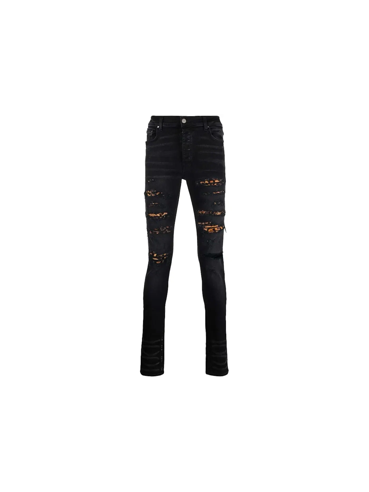 Мужские джинсы с принтом AMIRI Jeans — изображение 1 из 2, черный