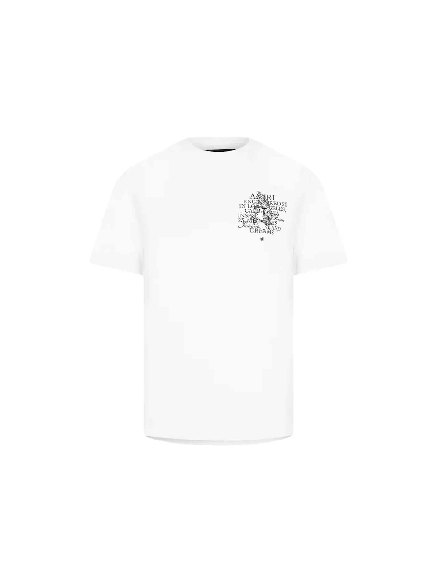 Мужская футболка с принтом Precious Memories Logo AMIRI — изображение 1 из 1, белый