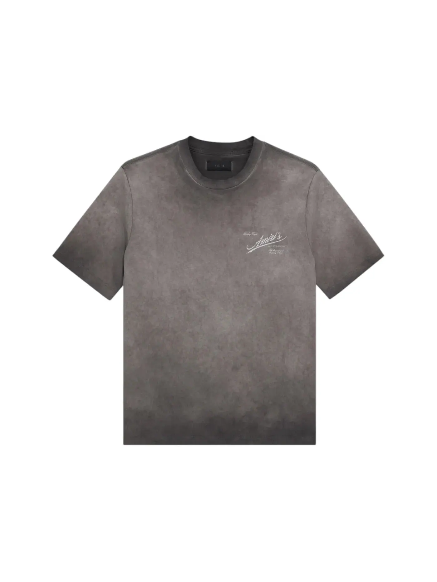 Мужская футболка с принтом AMIRI Tee — изображение 1 из 1, черный