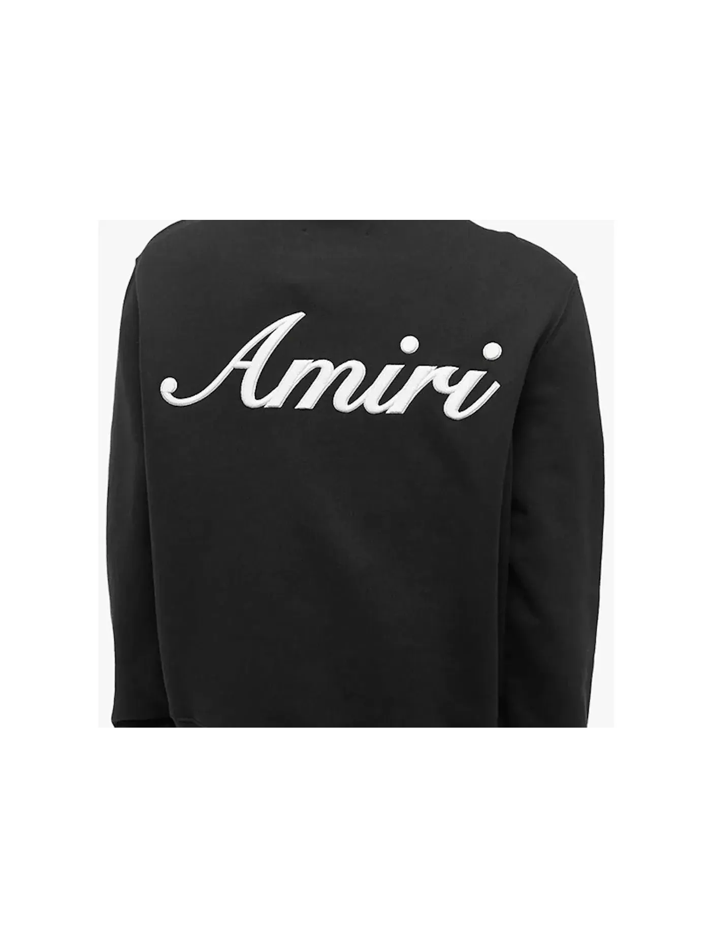 Мужской свитшот с принтом AMIRI Sweatshirt — изображение 2 из 2, черный