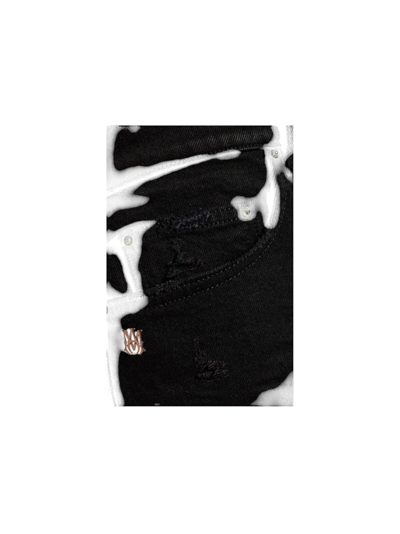 Мужские джинсы Slim Fit AMIRI — изображение 2 из 2, черный