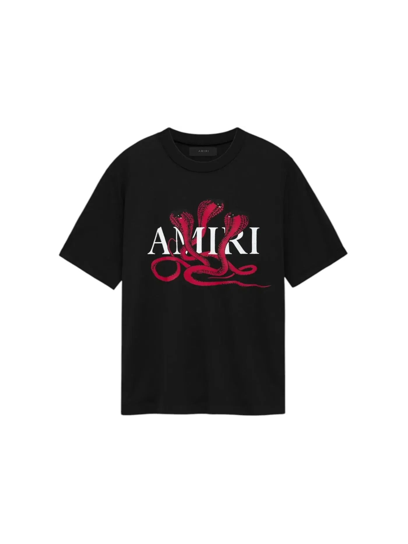 Мужская футболка с принтом Tee AMIRI — изображение 1 из 1, черный/красный