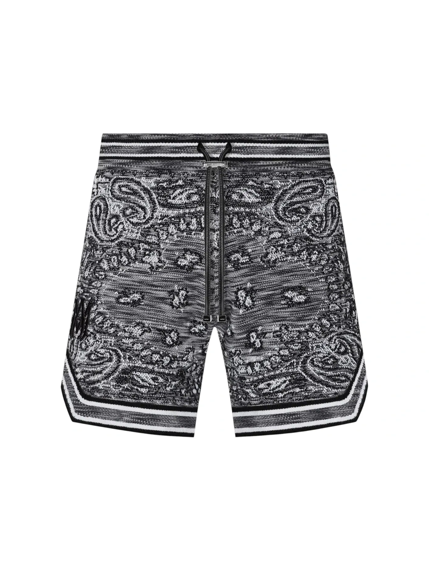 Мужские шорты с принтом AMIRI Short — изображение 1 из 2, черный